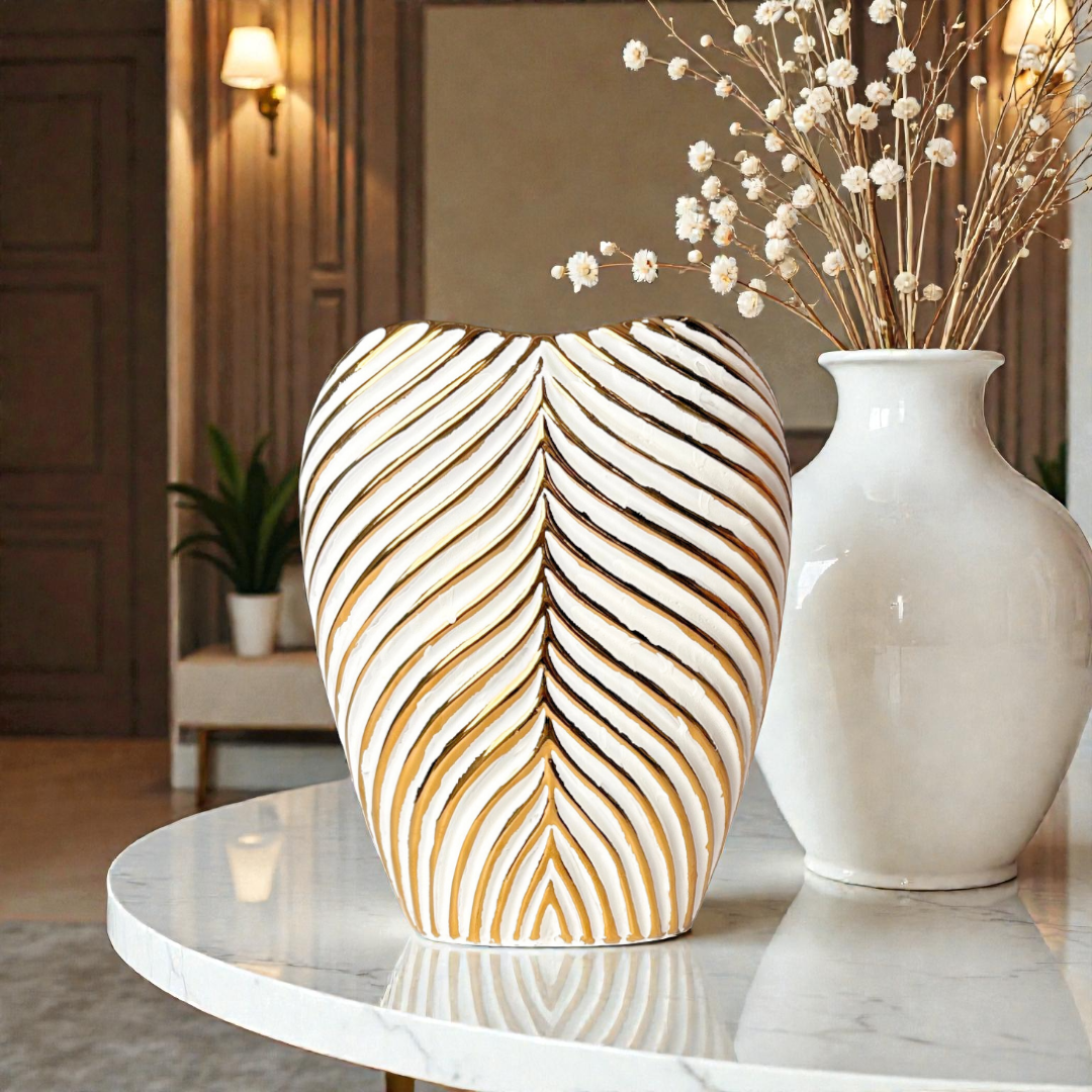 Designer Leafy Vase