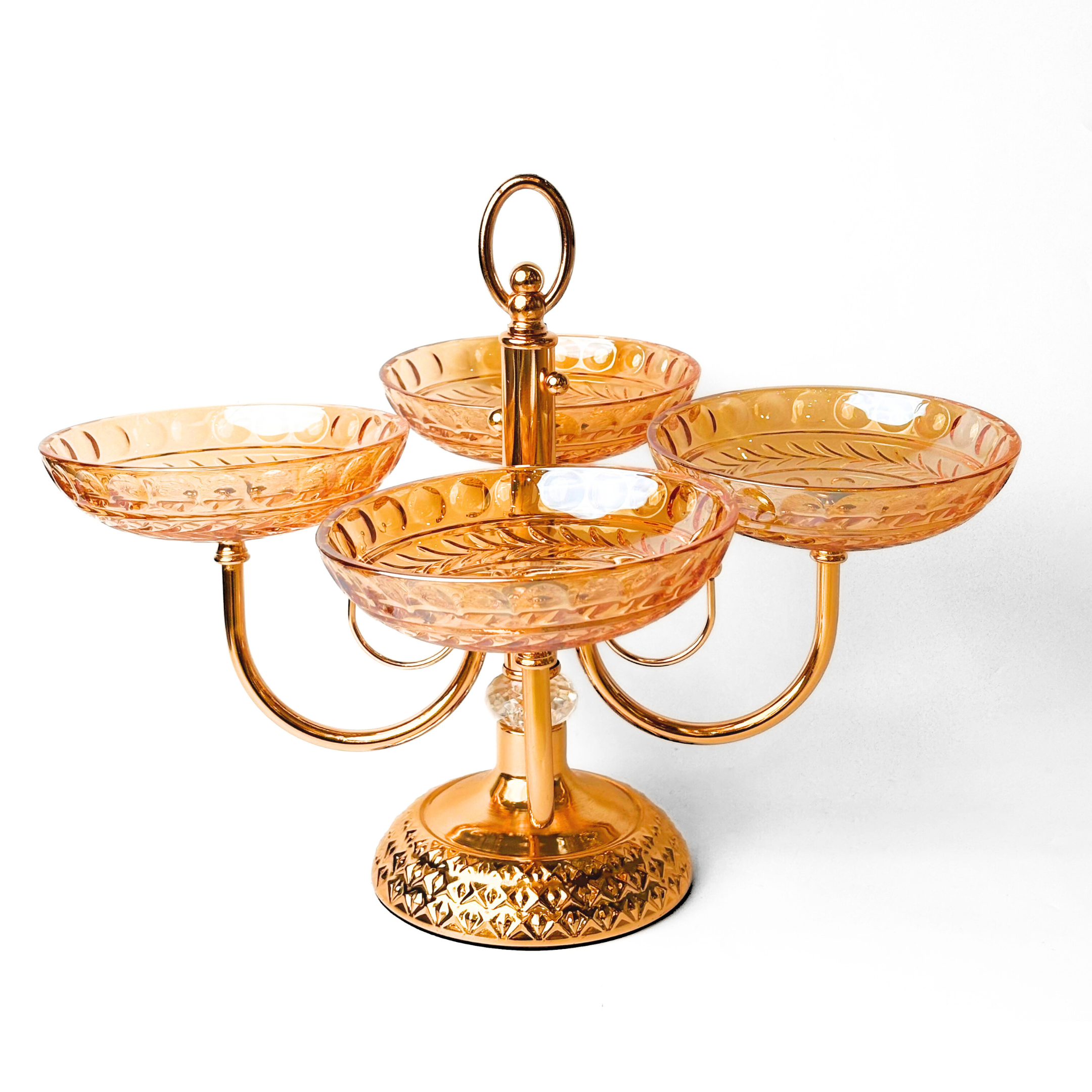 Modern Luxurious – 4 Bowl Decorative Centerpiece