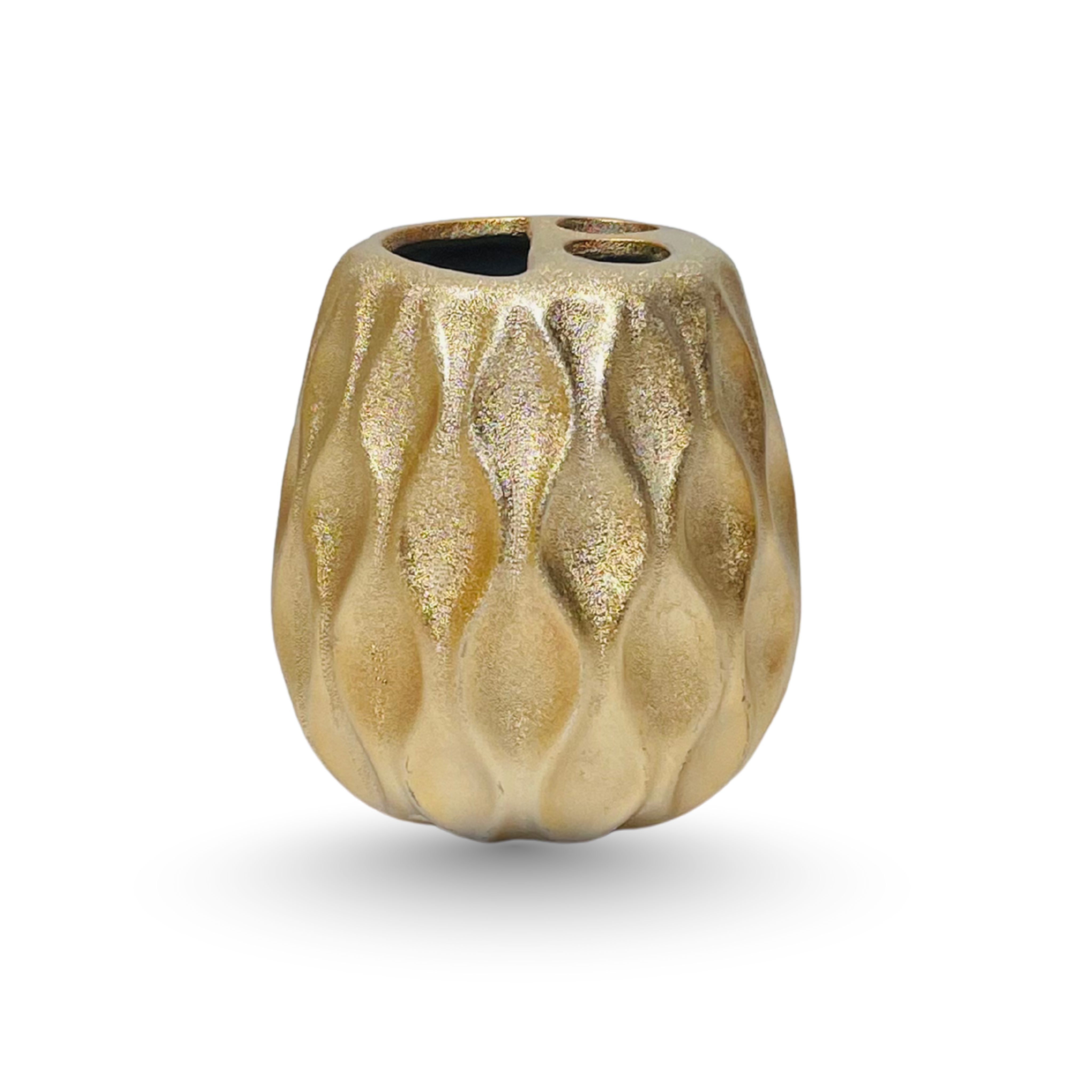 Aurora Silver & Gold – 4-Piece Luxury Bathroom Accessory Set