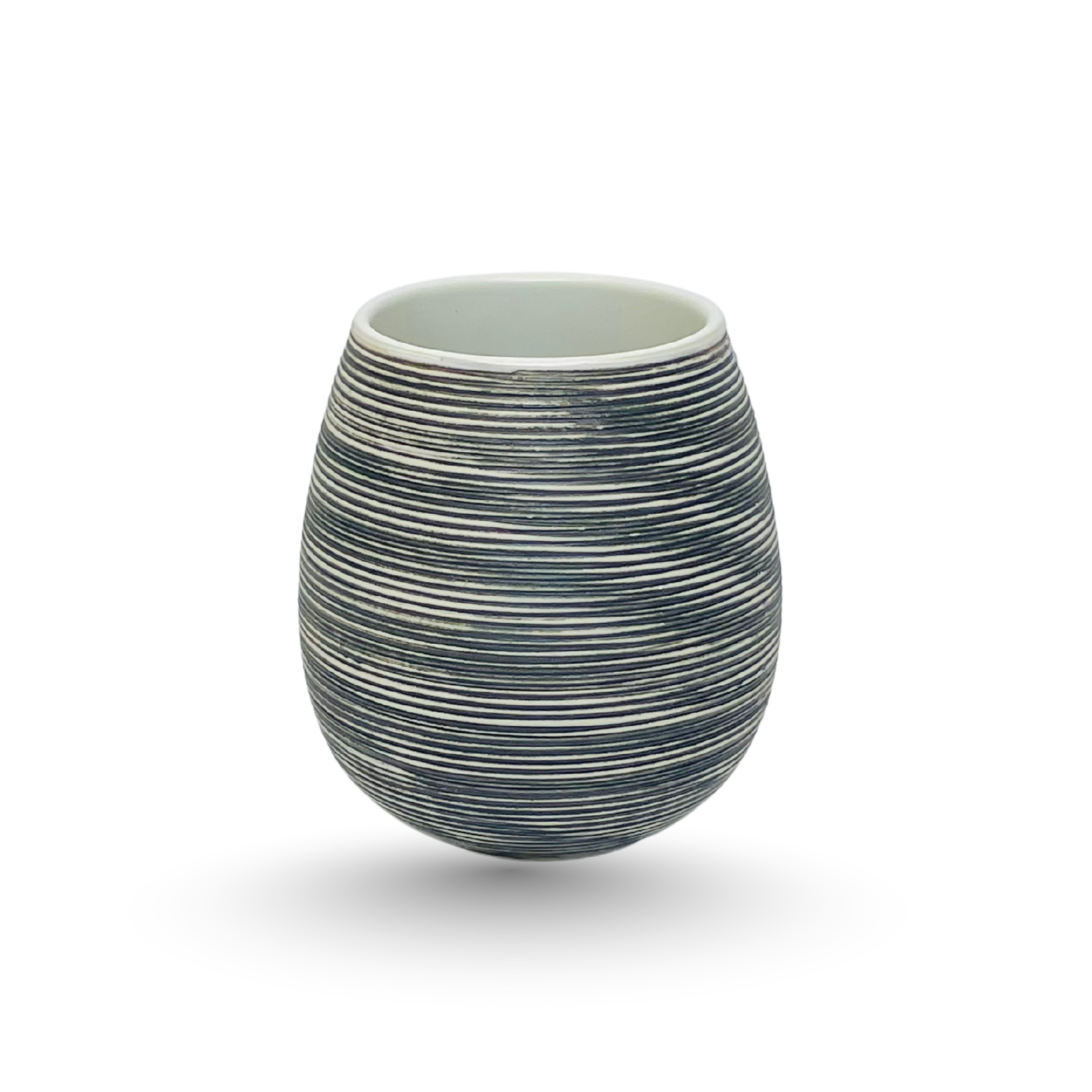 Eleganza – Textured Ceramic 4-Piece Bathroom Accessory Set