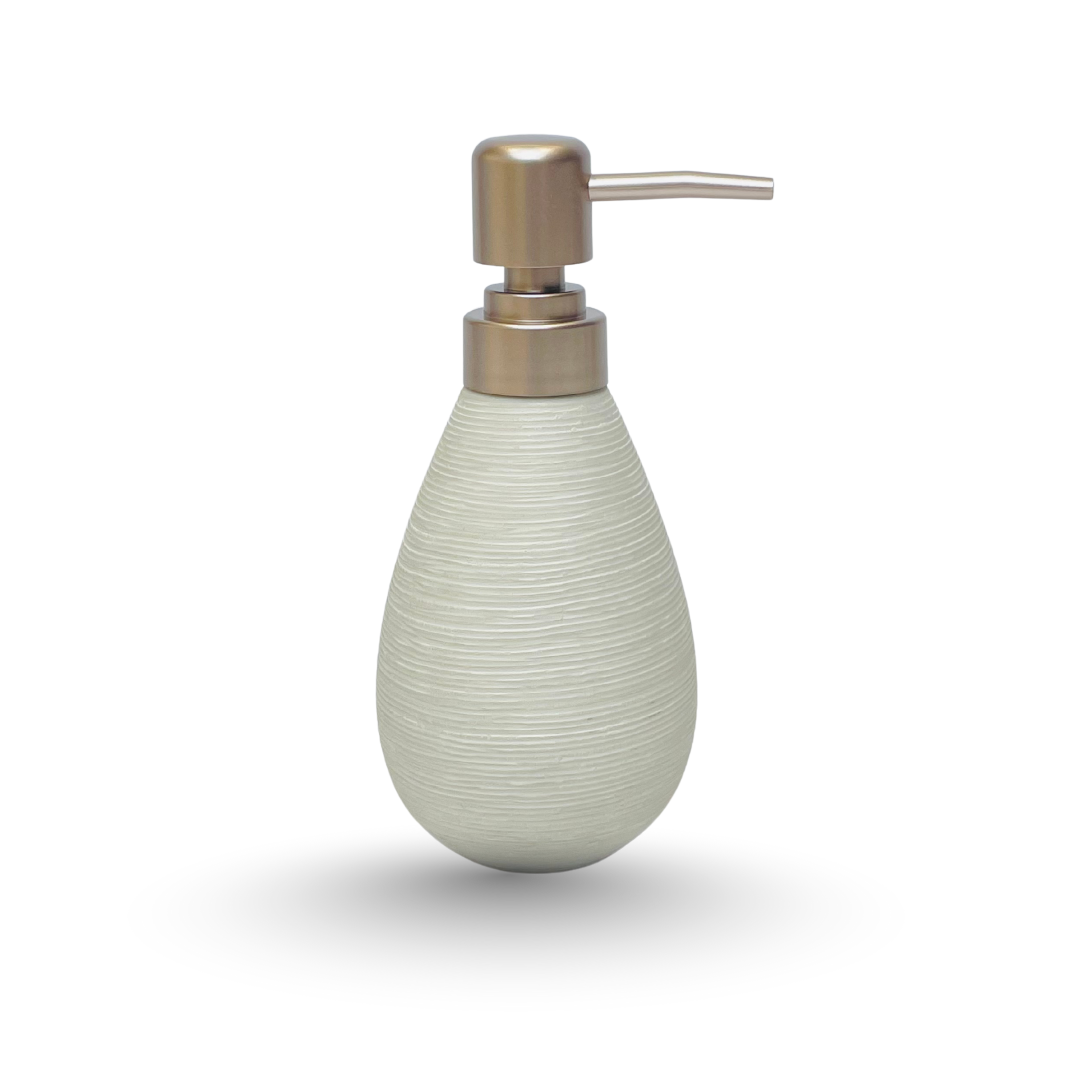 Eleganza – Textured Ceramic 4-Piece Bathroom Accessory Set