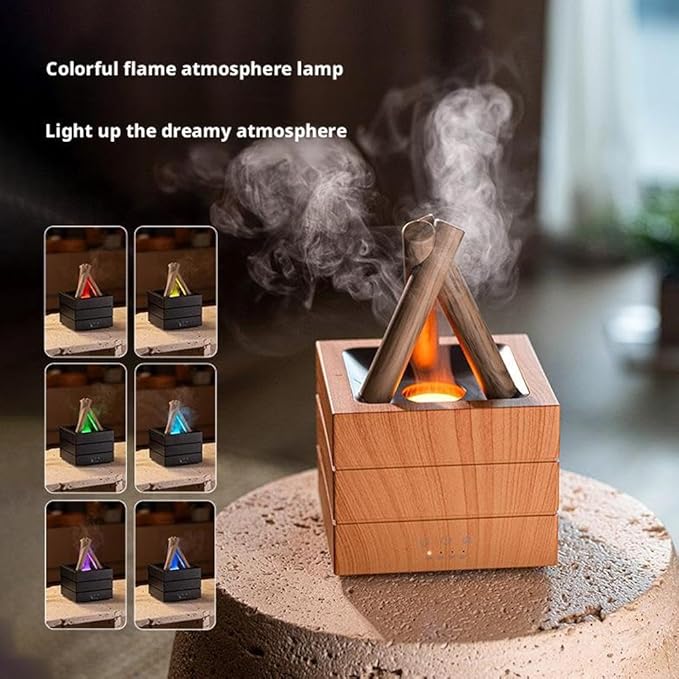 LuxeWood Aroma Diffuser – Nature-Inspired Tranquility