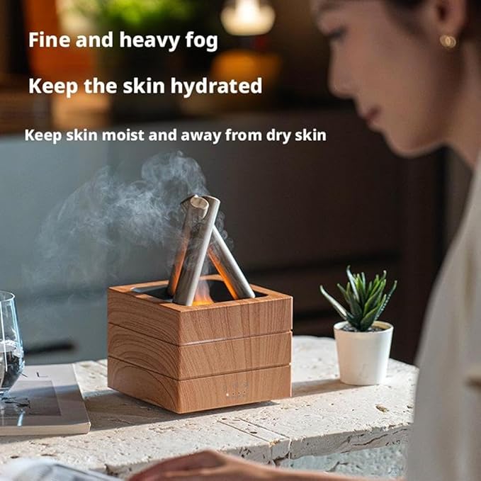 LuxeWood Aroma Diffuser – Nature-Inspired Tranquility