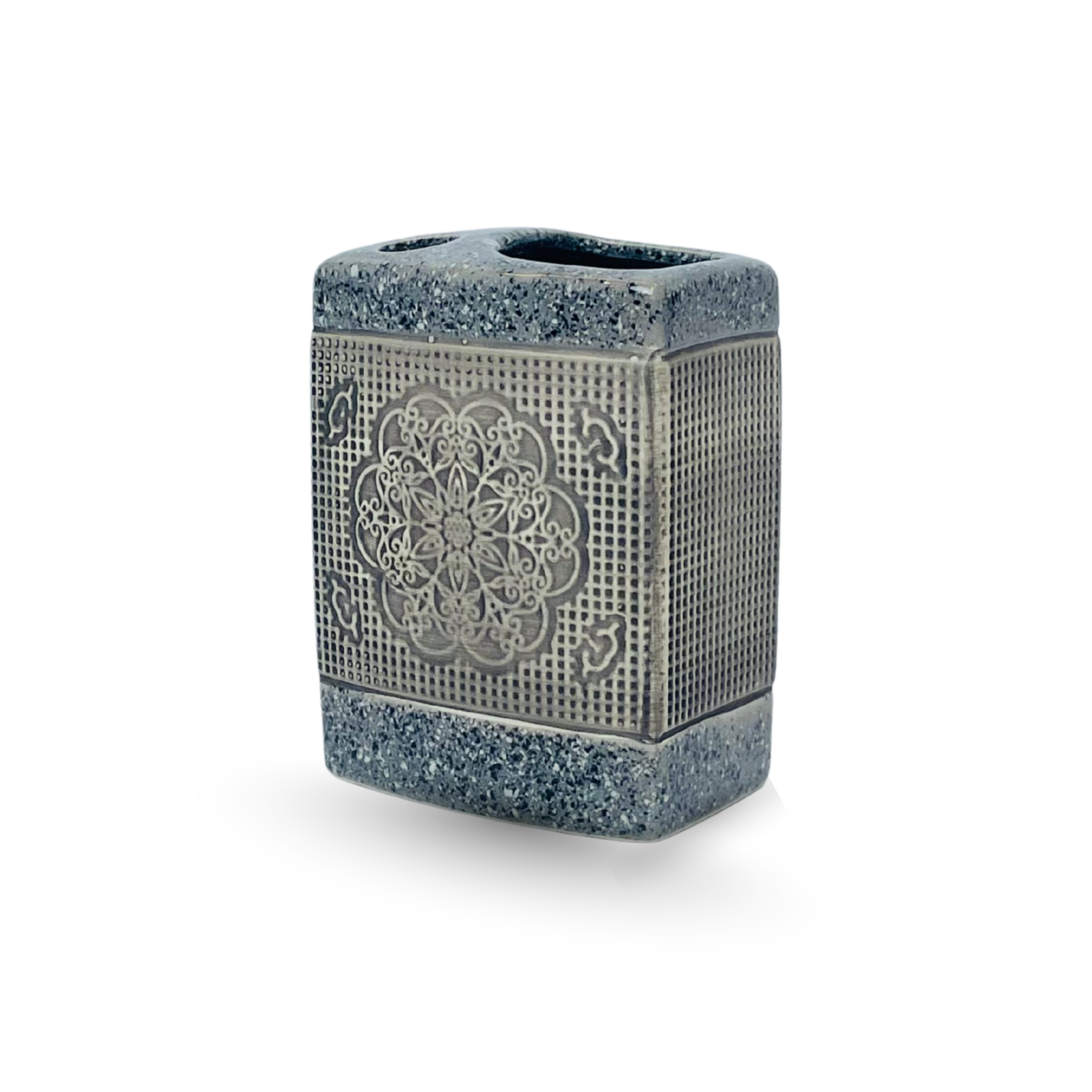 Luxury Mandala Bathroom Accessory Set – 4 Pieces