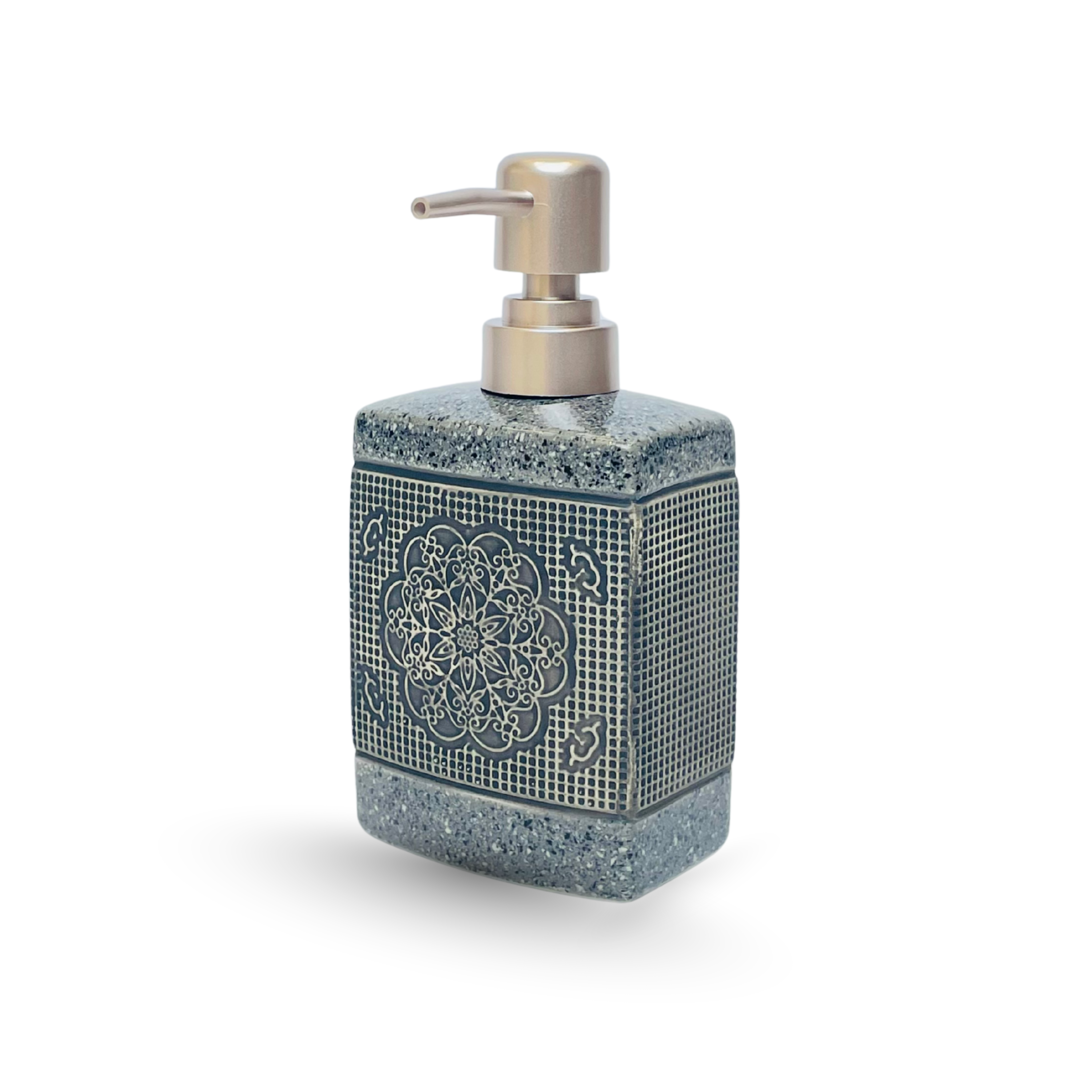 Luxury Mandala Bathroom Accessory Set – 4 Pieces