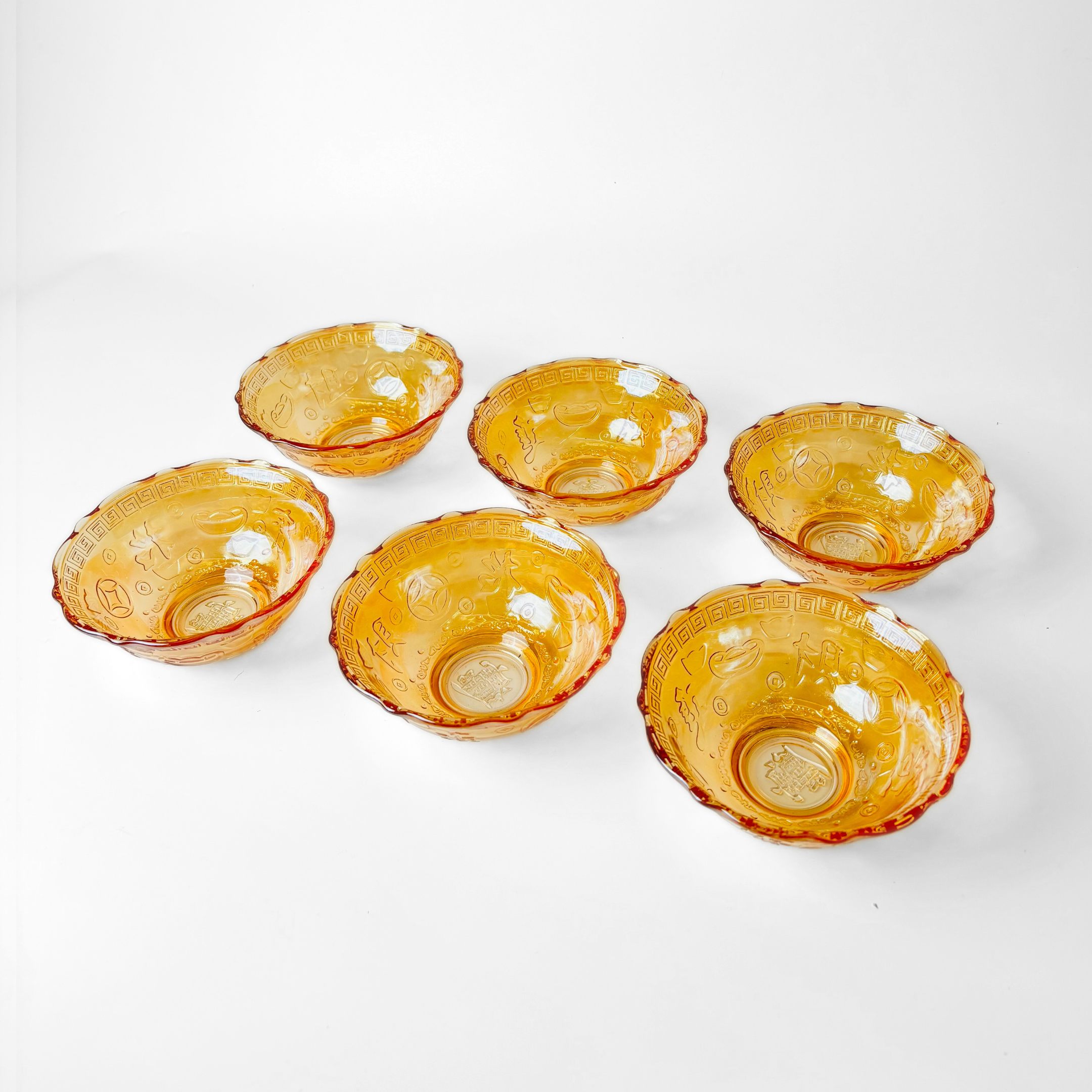 Majestic Golden Bowl 6Pc Set