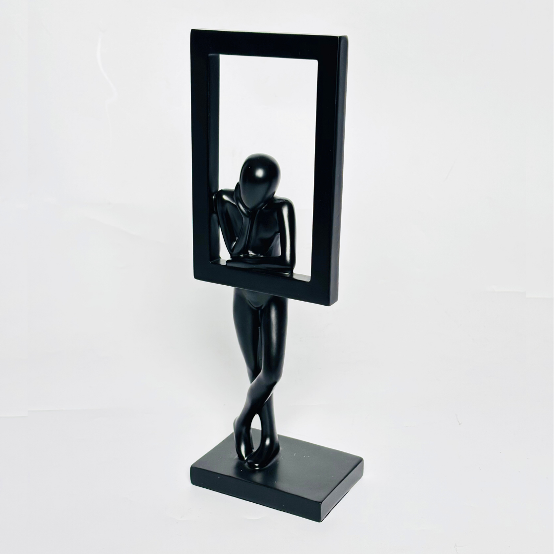 Framed Human Sculpture