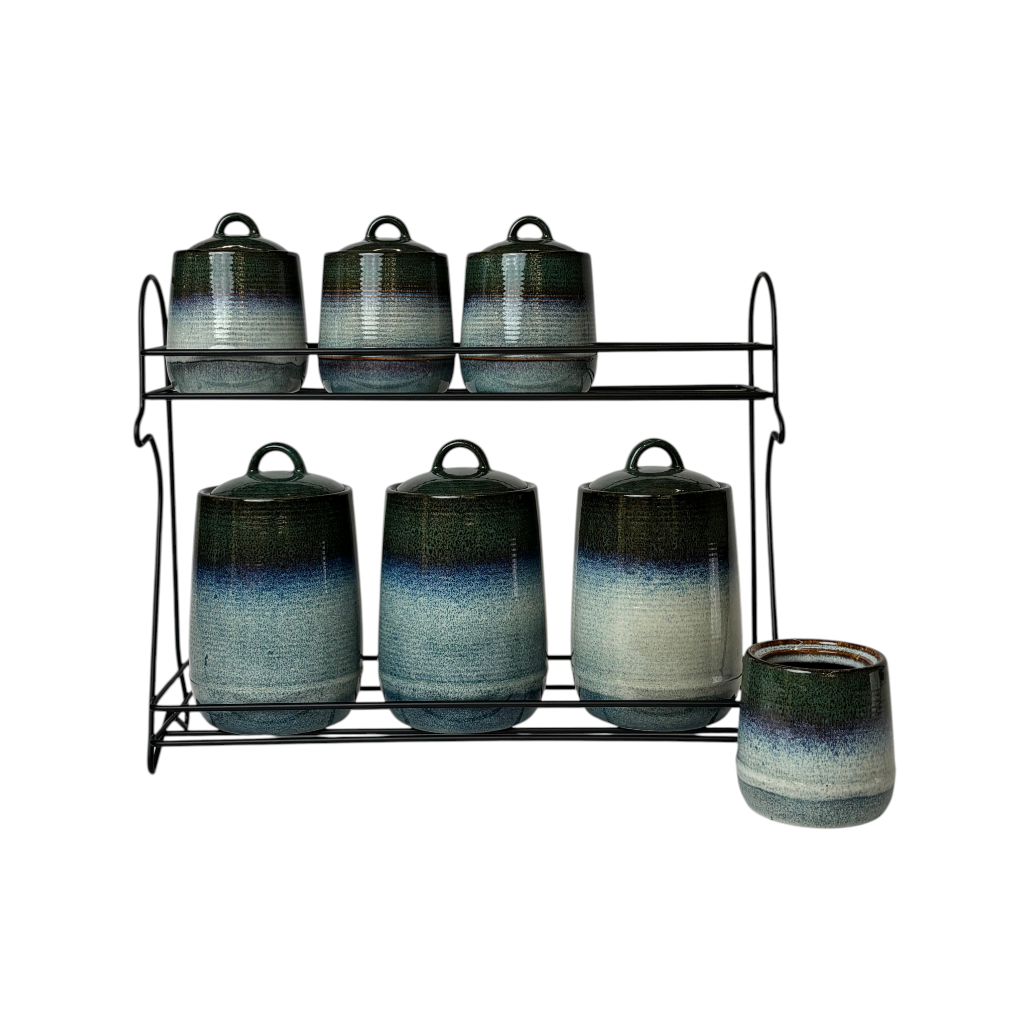 Premium Dry Fruit & Kitchen Canister 7Pc Set