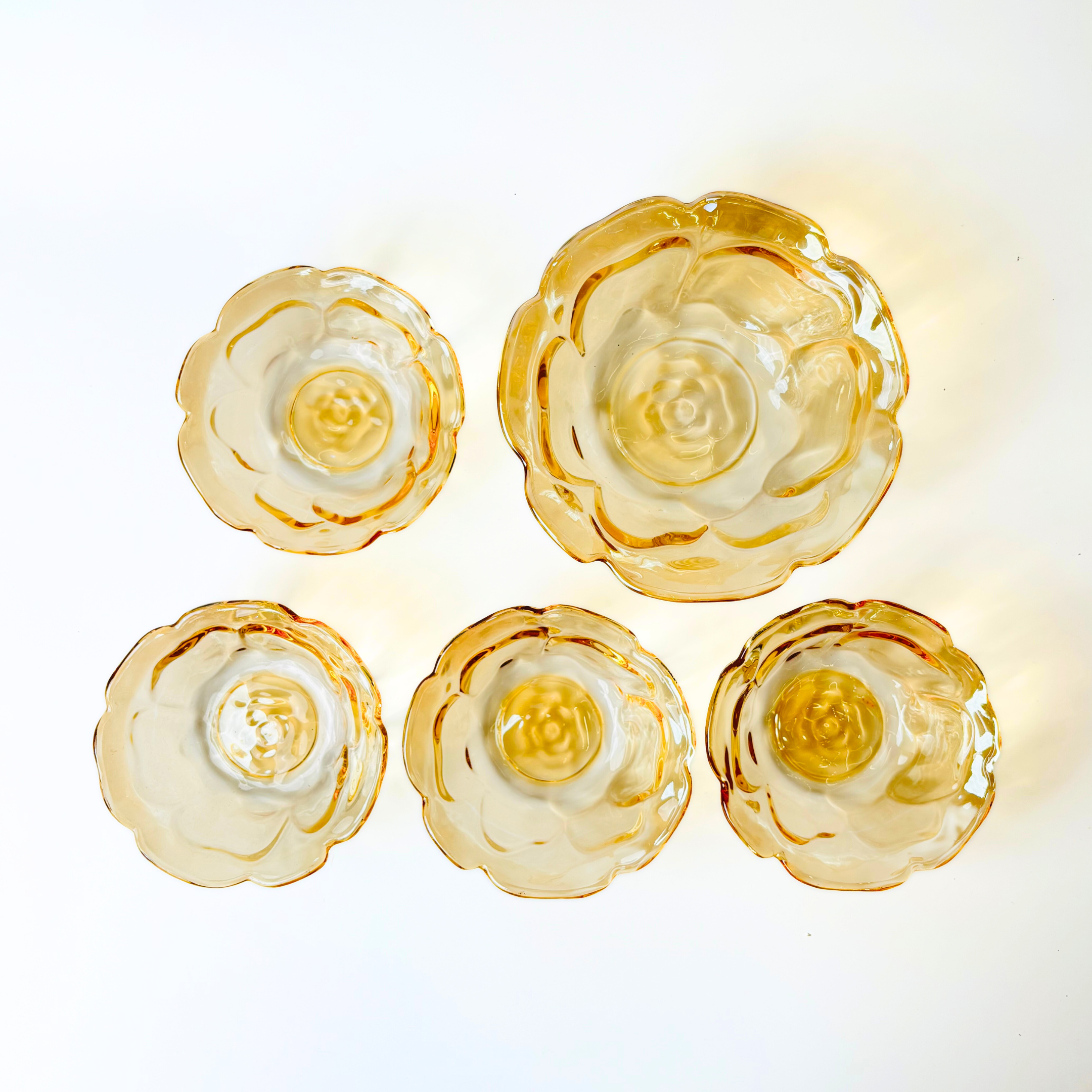 Abstract Glow Bowl 5Pc Set