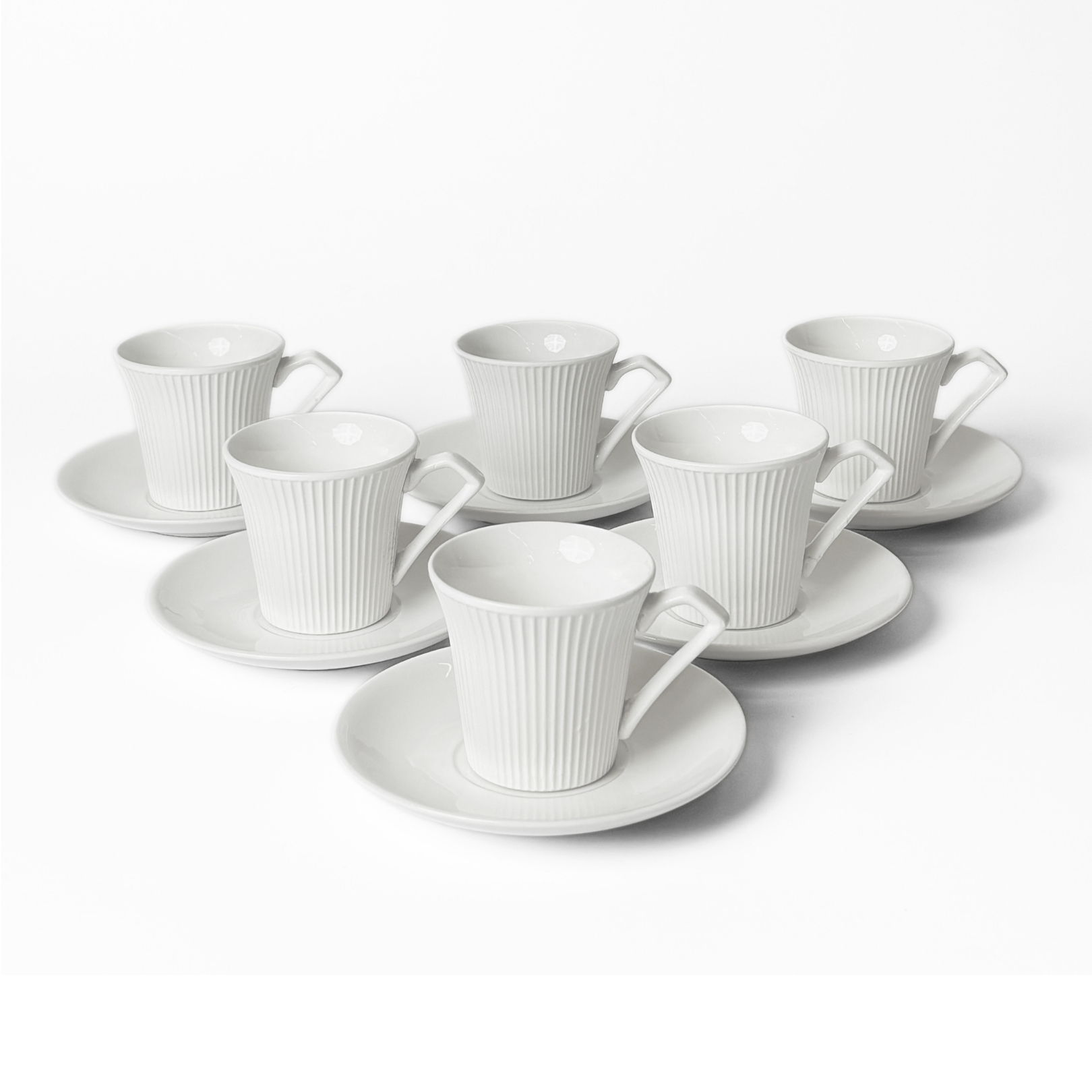 Modern Luxe Cup & Saucer 12Pc Set