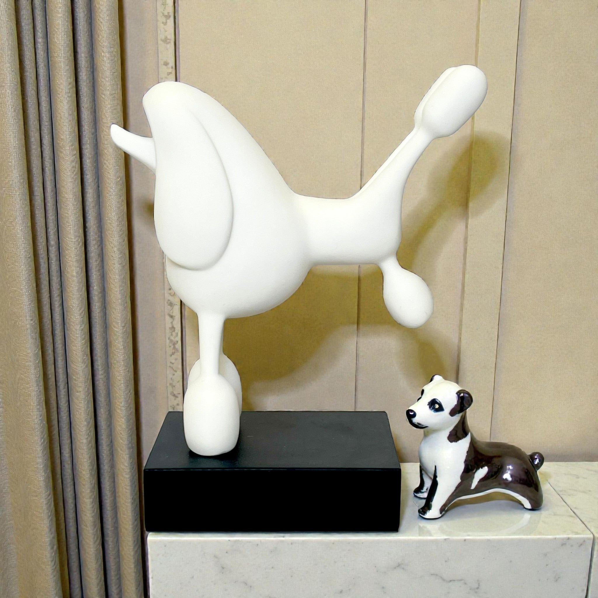 Elegant Dog Showpiece