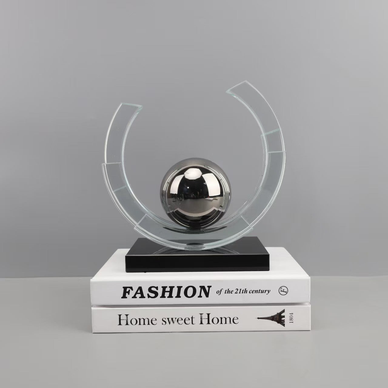 Modern Crystal Ball Showpiece