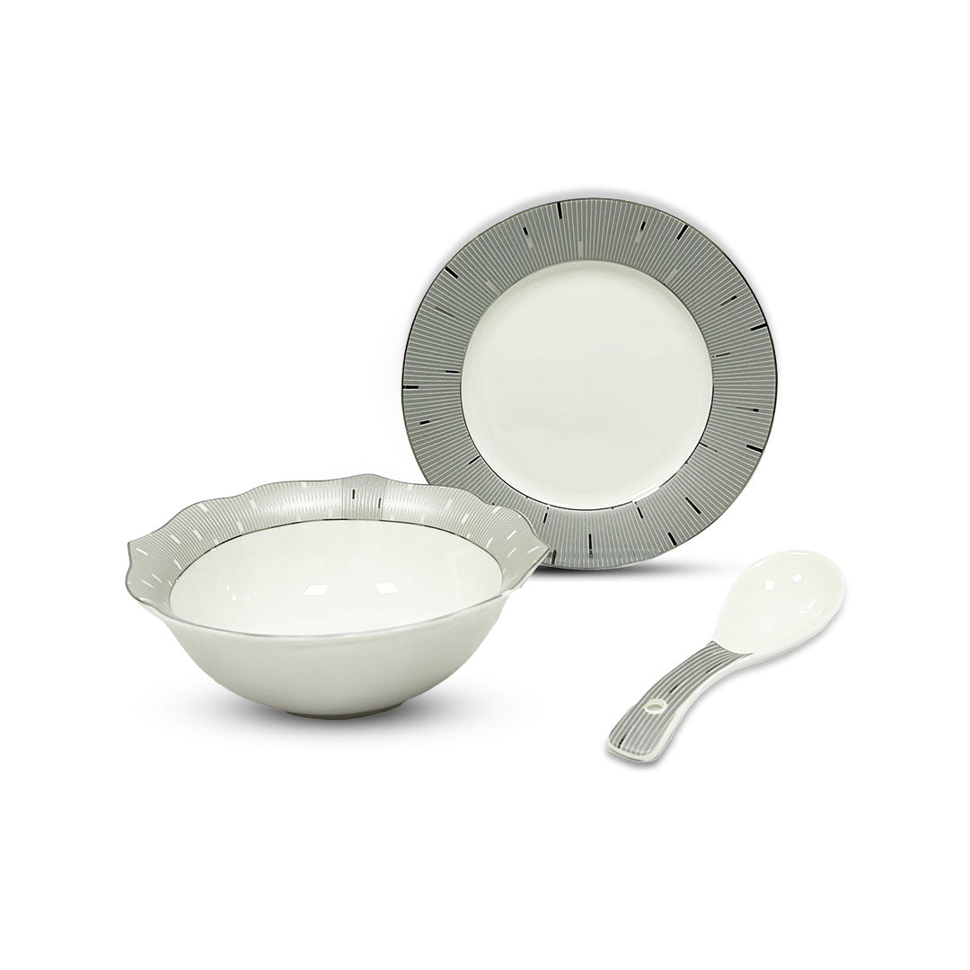 Pearl Timeless Silver 18pc Bowl Set