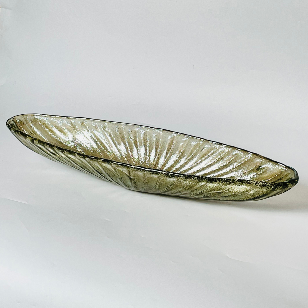 Elegant Italian Glass Table Vase