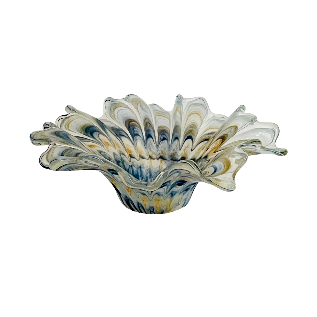 Italian Luxe Glass Decor Vase