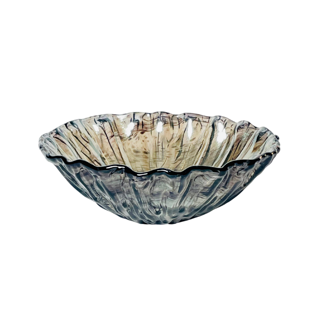 luxury Italian Glass Decor Bowl