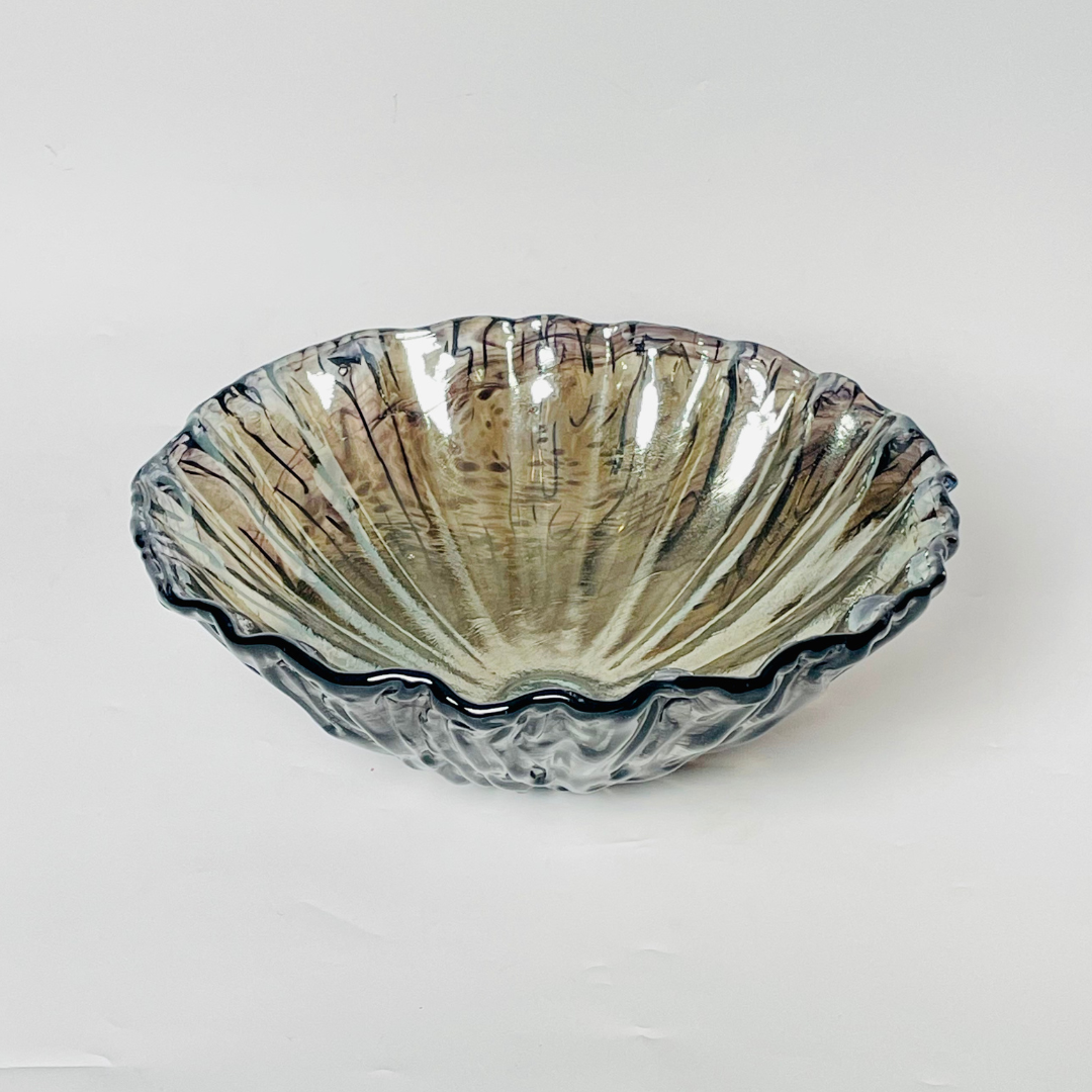 luxury Italian Glass Decor Bowl
