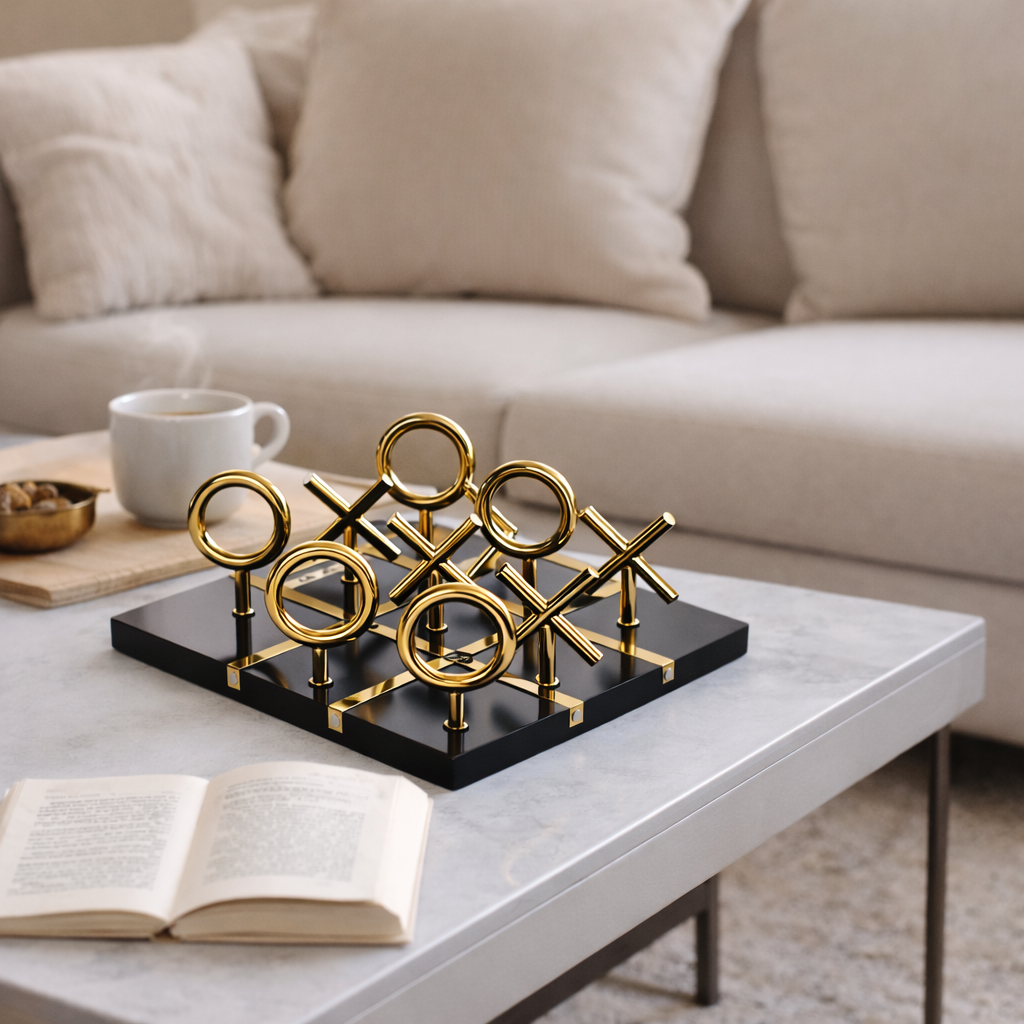 Elegant X&O Game Showpiece