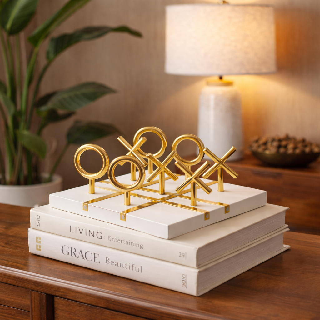 Elegant X&O Game Showpiece