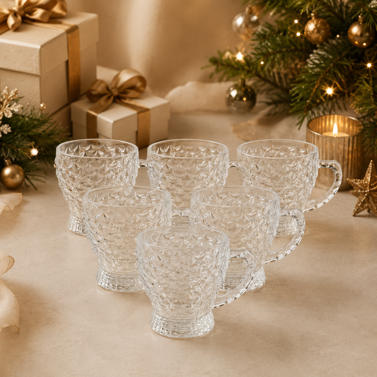 Artisan Textured Glasses Set of 6