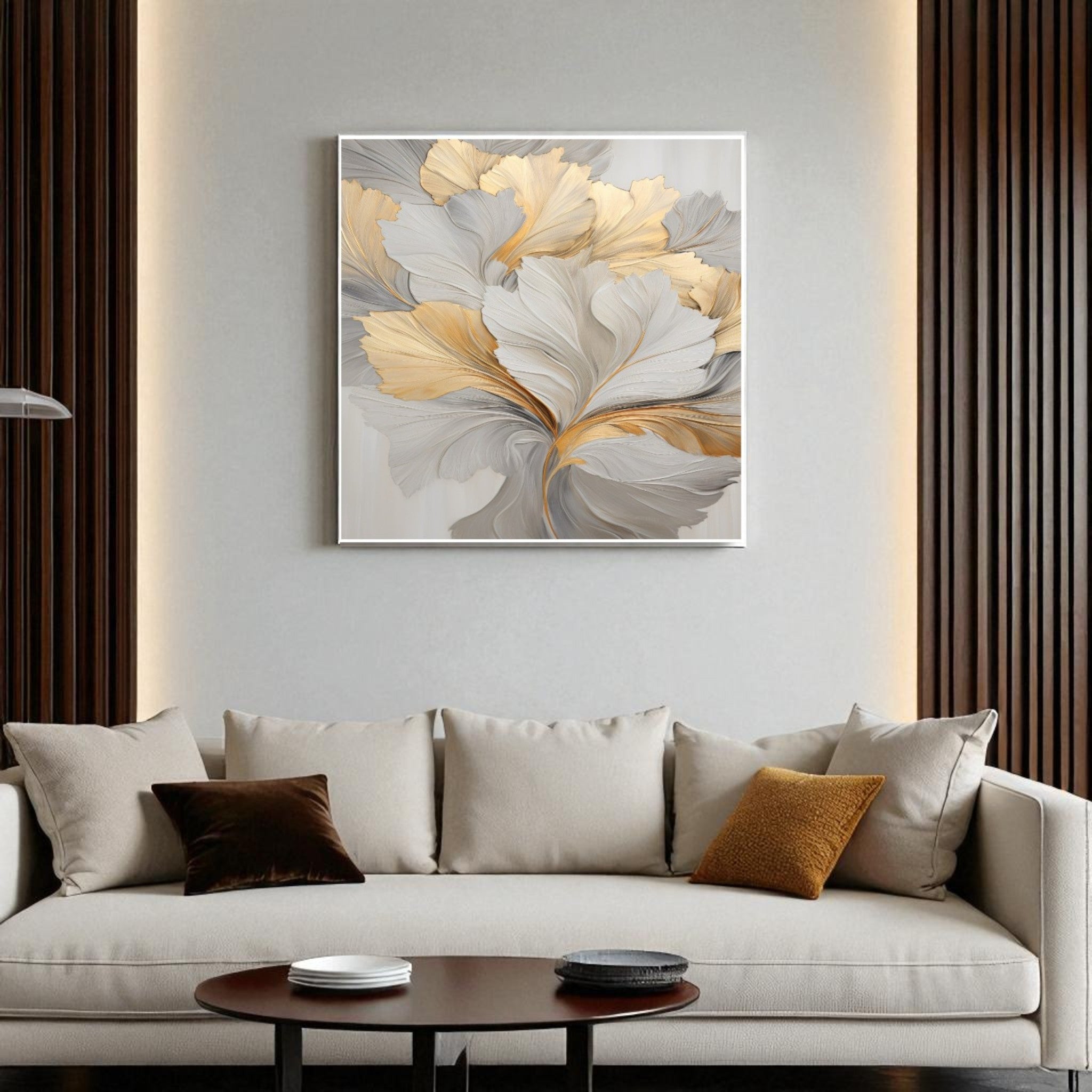 Golden Petal – Luxury Floral Wall Art