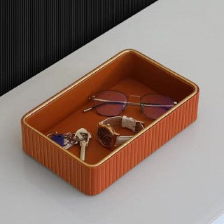 Elegant Multi-Purpose Organizer Tray for Home & Office