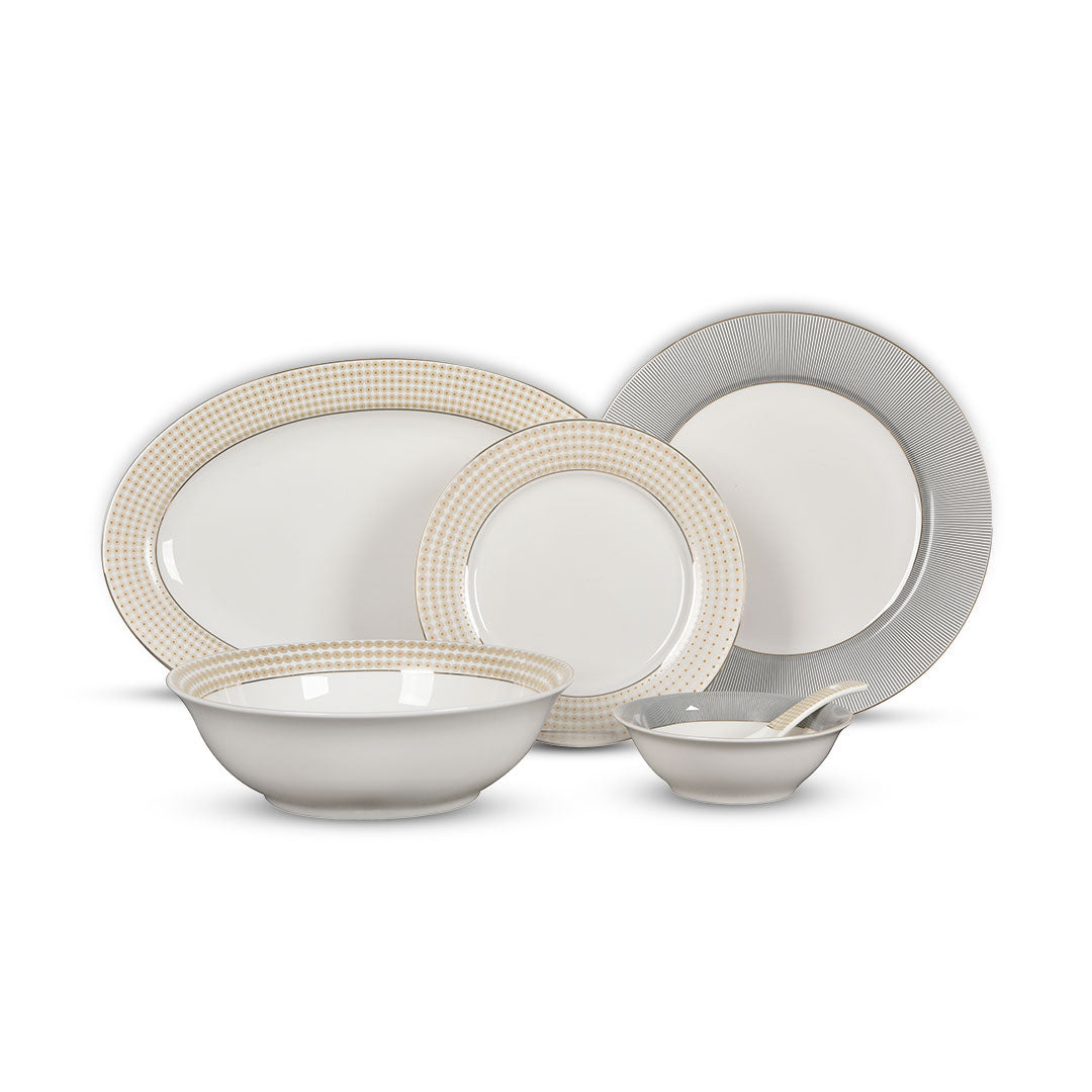 Tuscan Throne 27pc Dinner Set