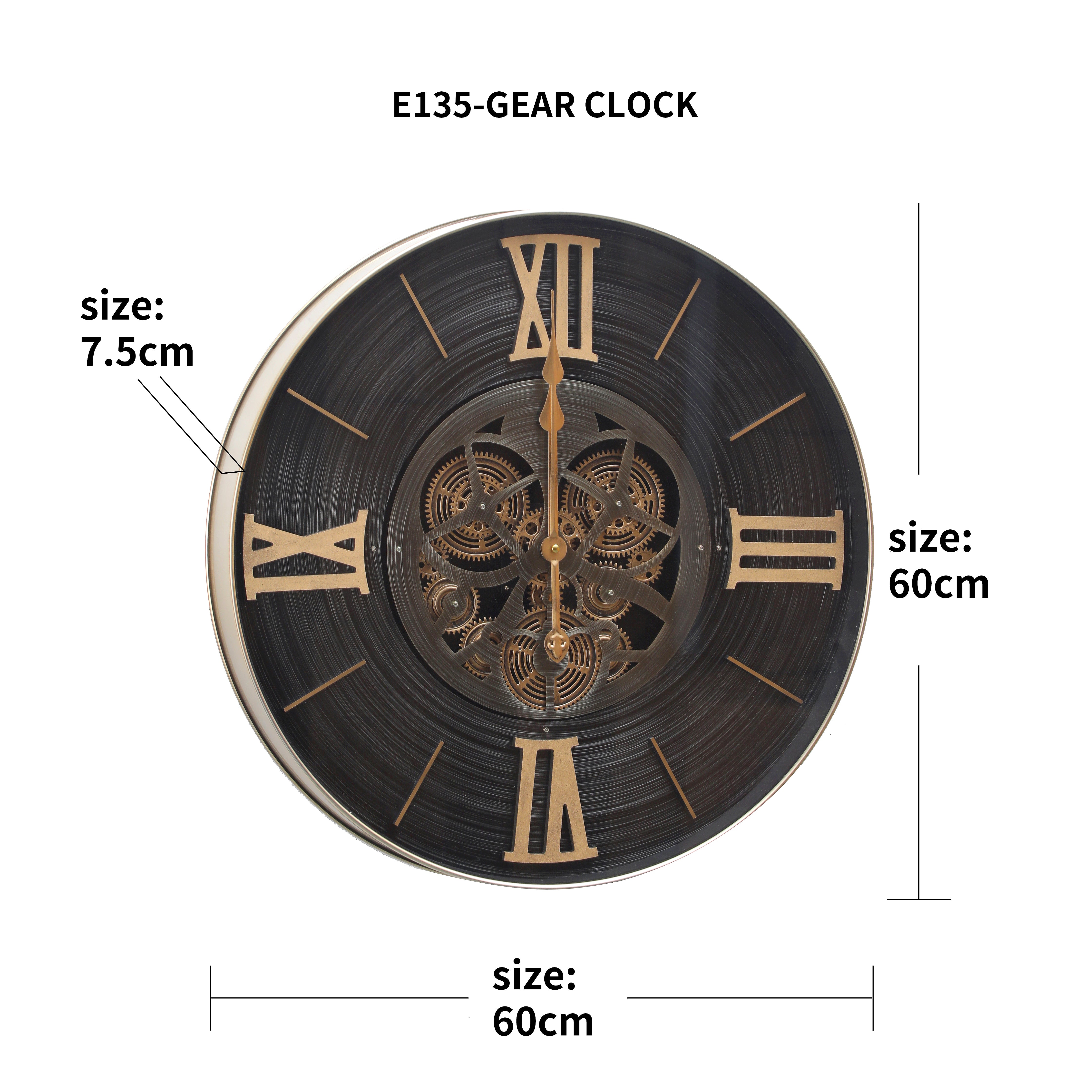 Velvet Gear Roman Clock