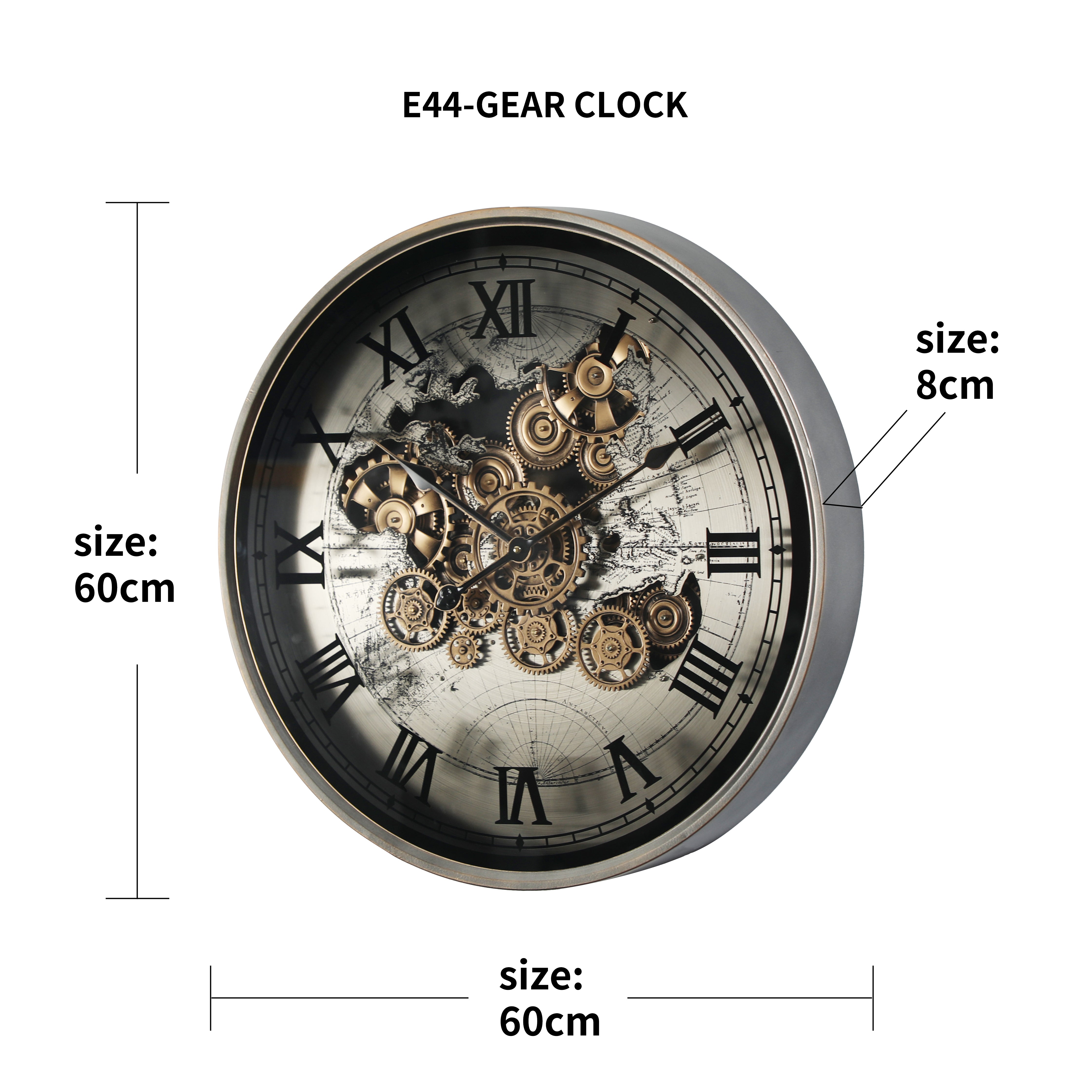 Imperial Atlas Gear Clock