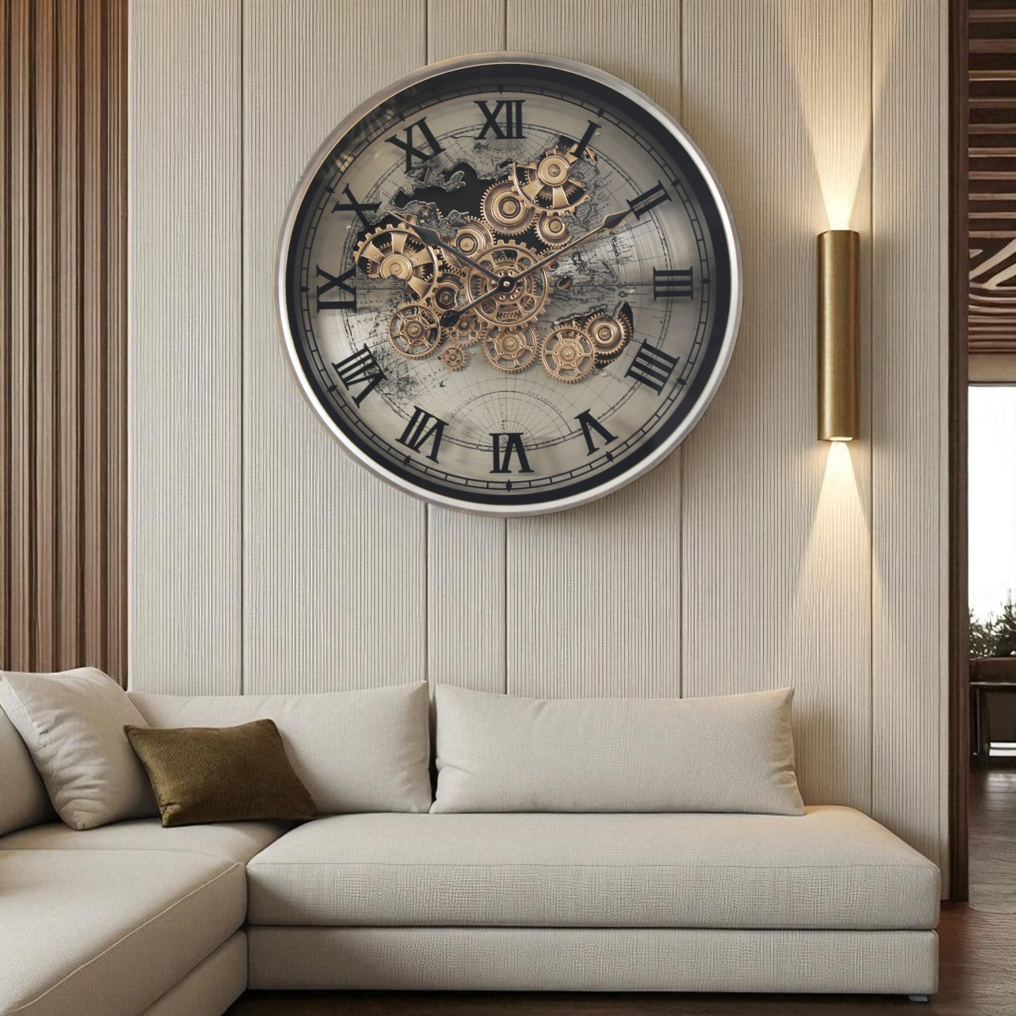 Imperial Atlas Gear Clock