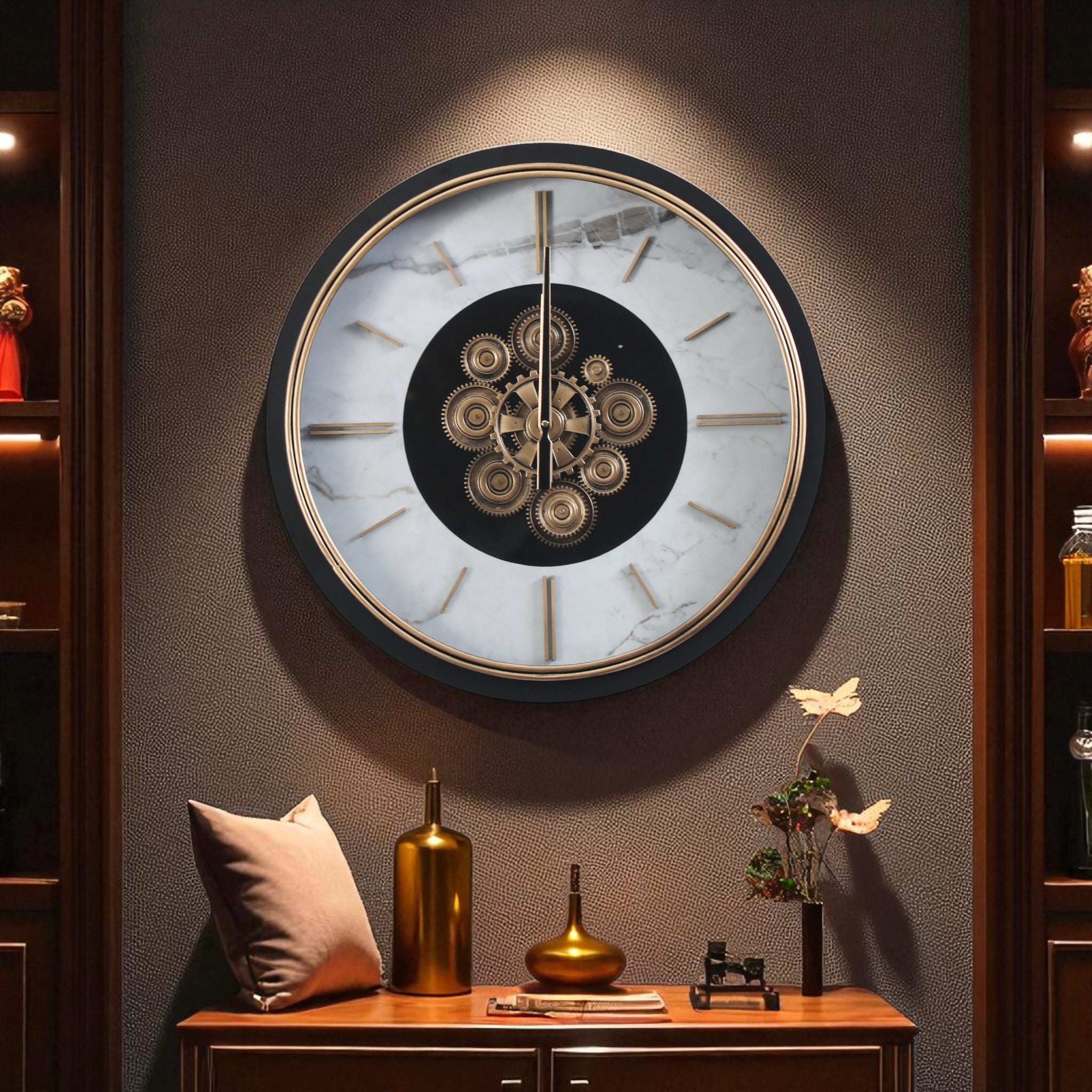 Marbella Royale Gear Clock