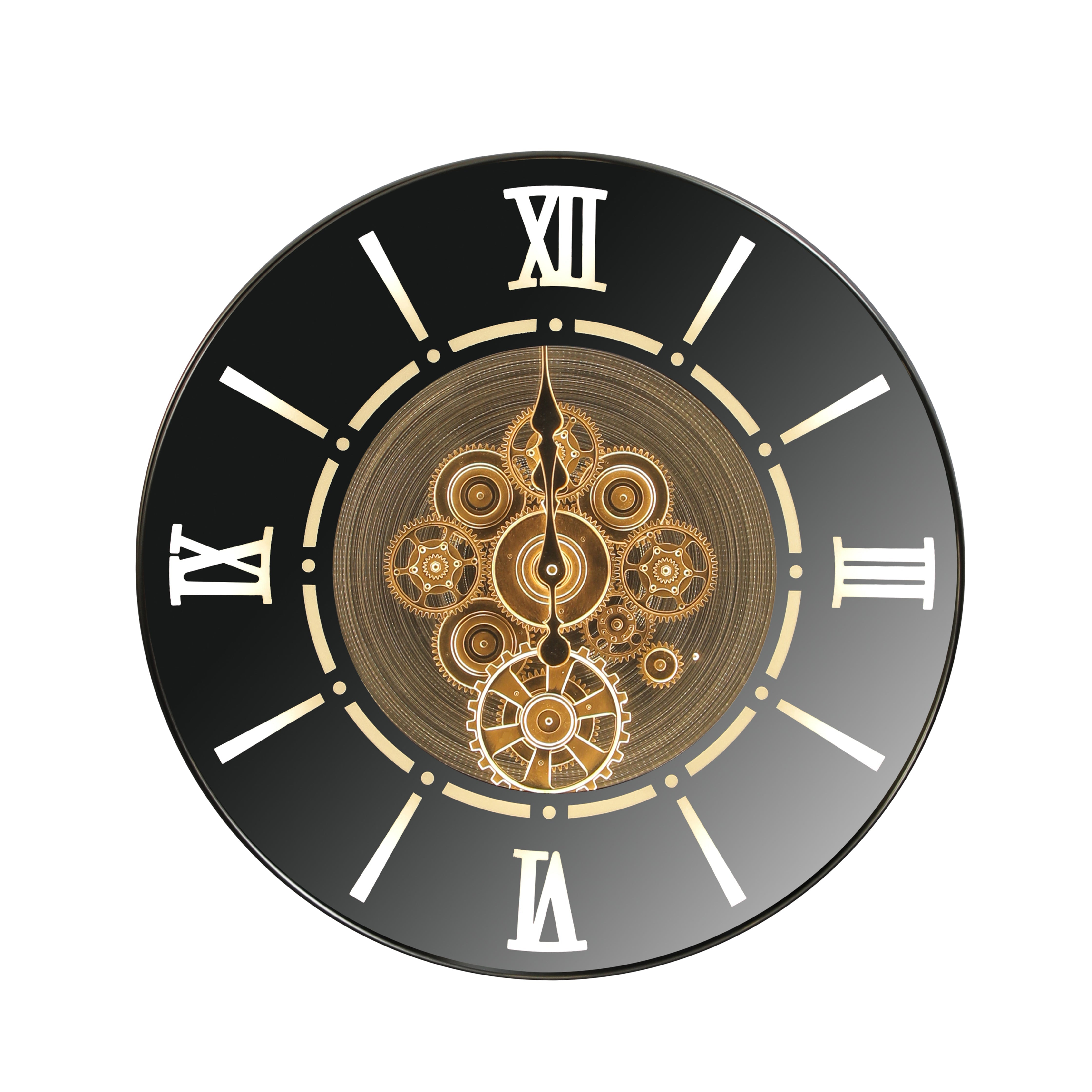 Majestique Roman Gear Clock