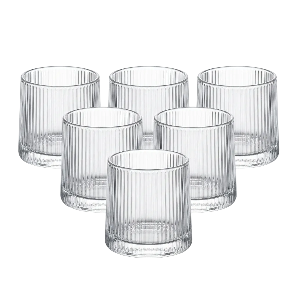 Minimalist Juice Glasses Set of 6