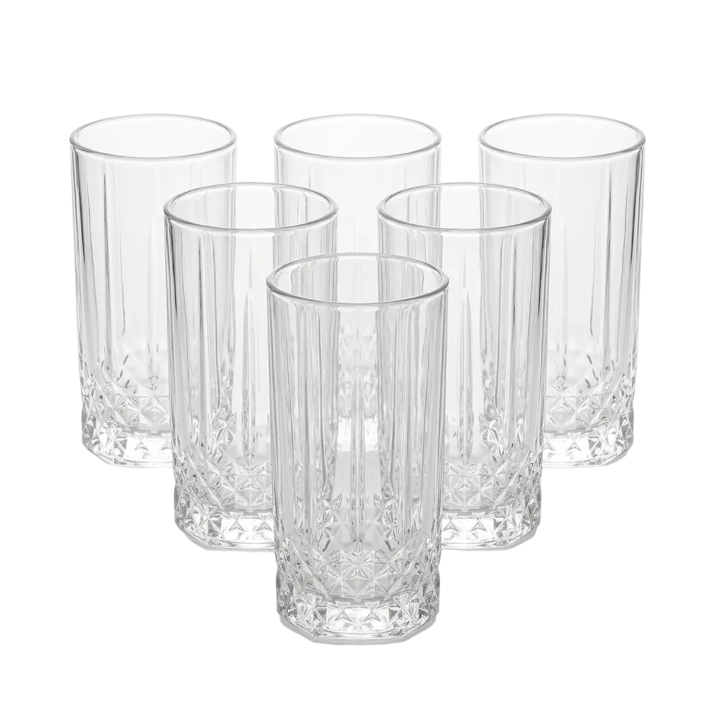 Imperial Geometric Cut Glasses Set of 6