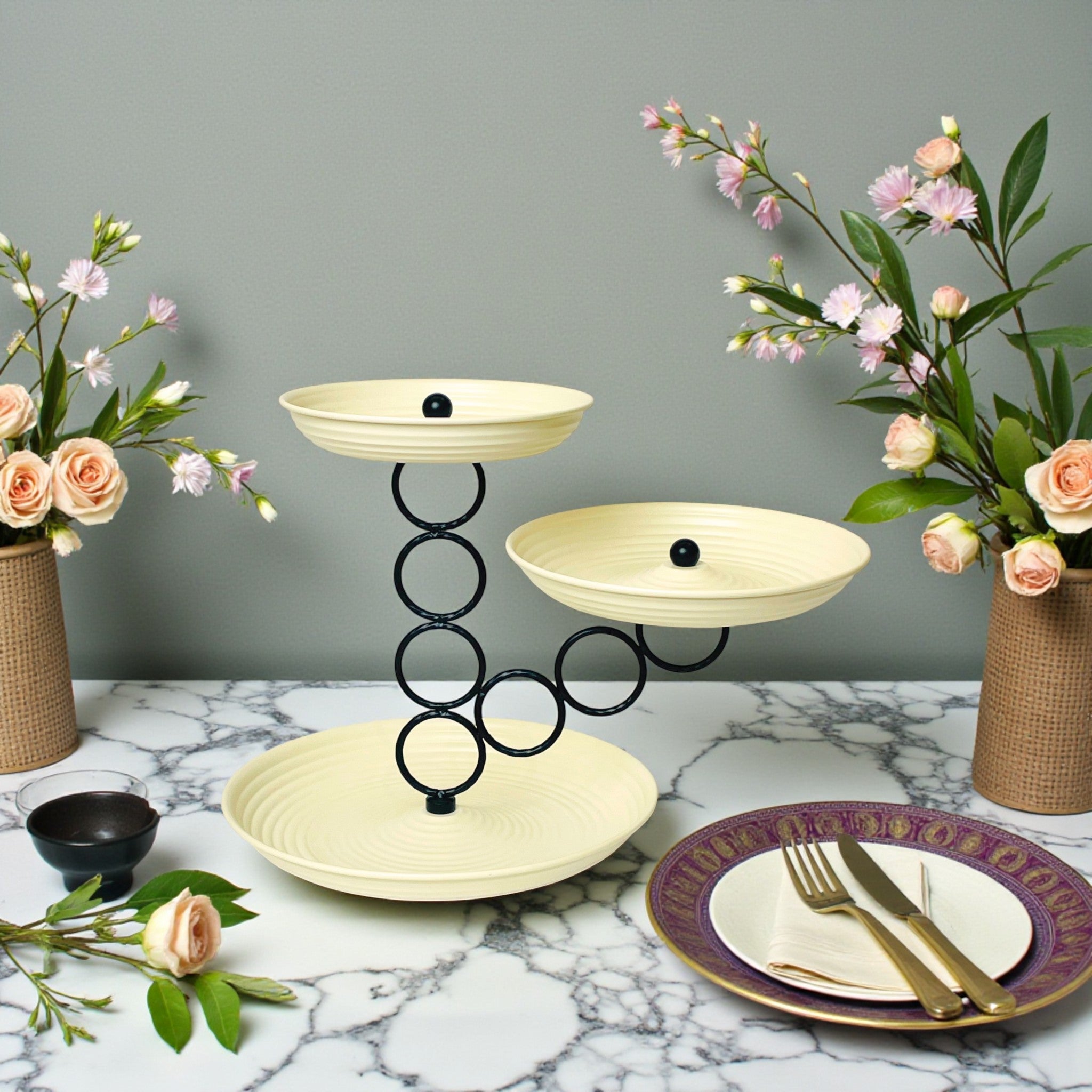 Elegant Tiered Decorative Stand