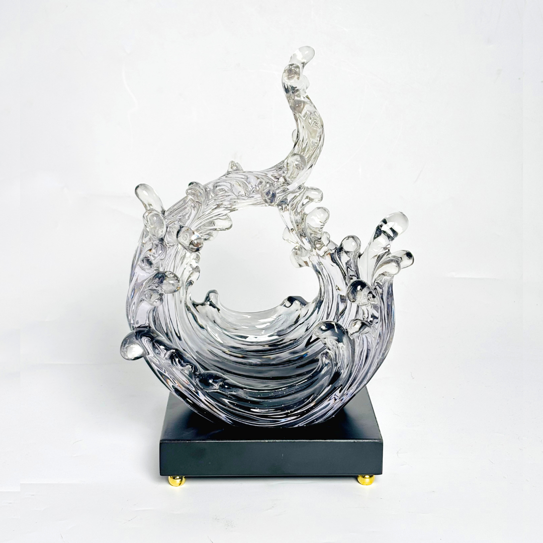 Crystal Flame Showpiece