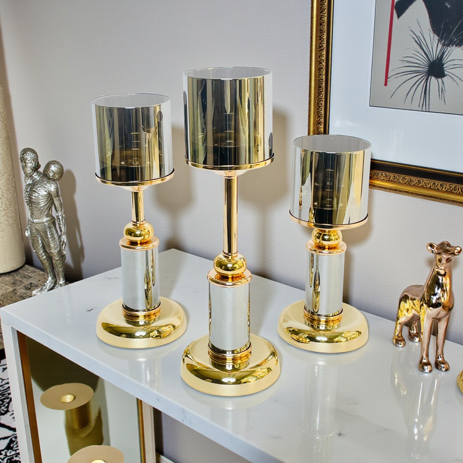 Timeless Elegance Crystal Candle Holder