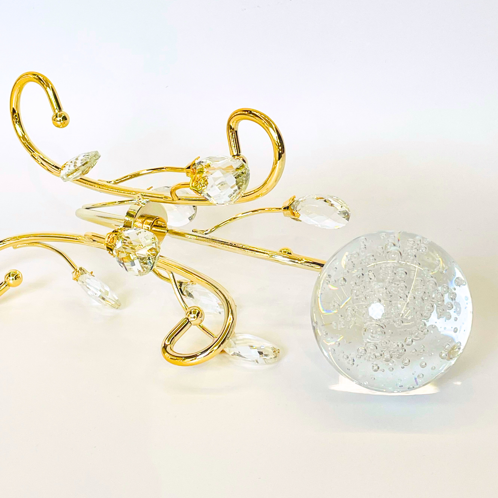 Elegant Crystal Ball Showpiece