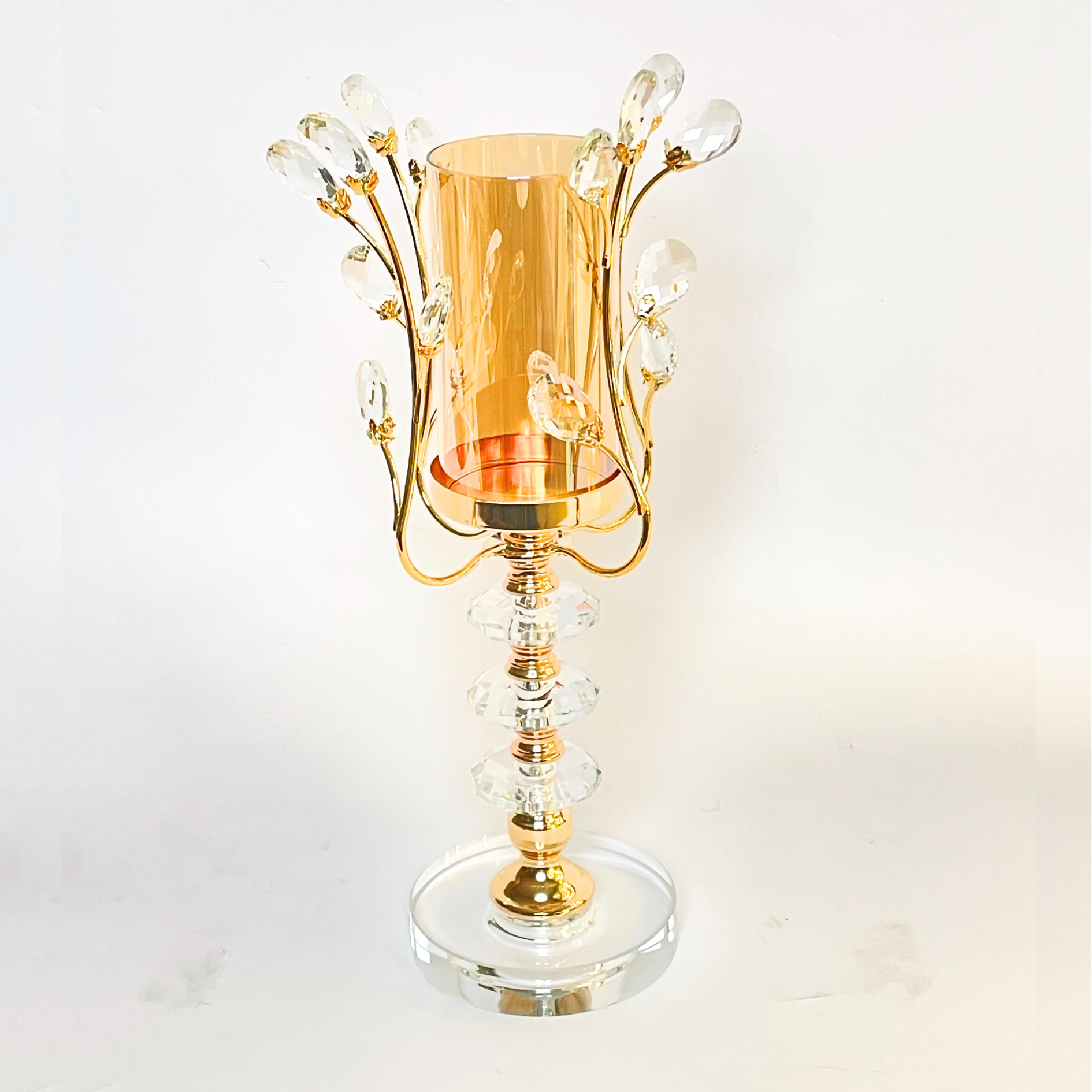 Elegance Crystal Candle Stand