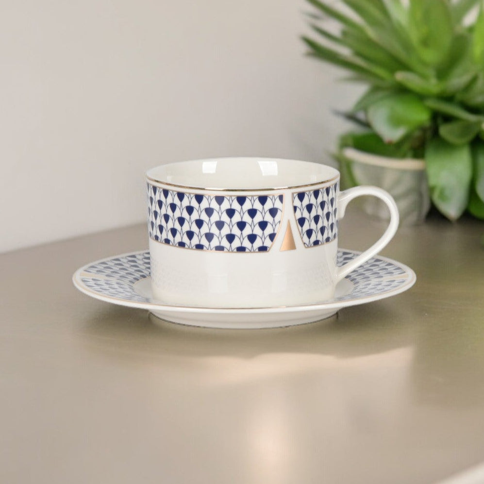 Pearl Midnight Mosaic 12pc Tea Set