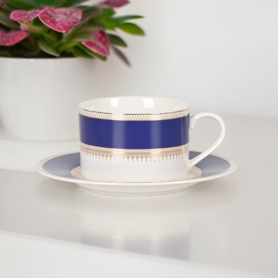 Pearl Imperial Blue 12pc Tea Set