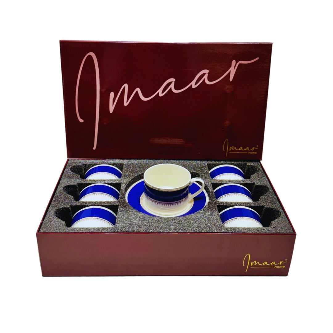 Pearl Imperial Blue 12pc Tea Set