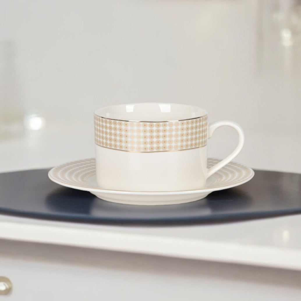 Pearl Tuscan Throne 12pc Tea Set