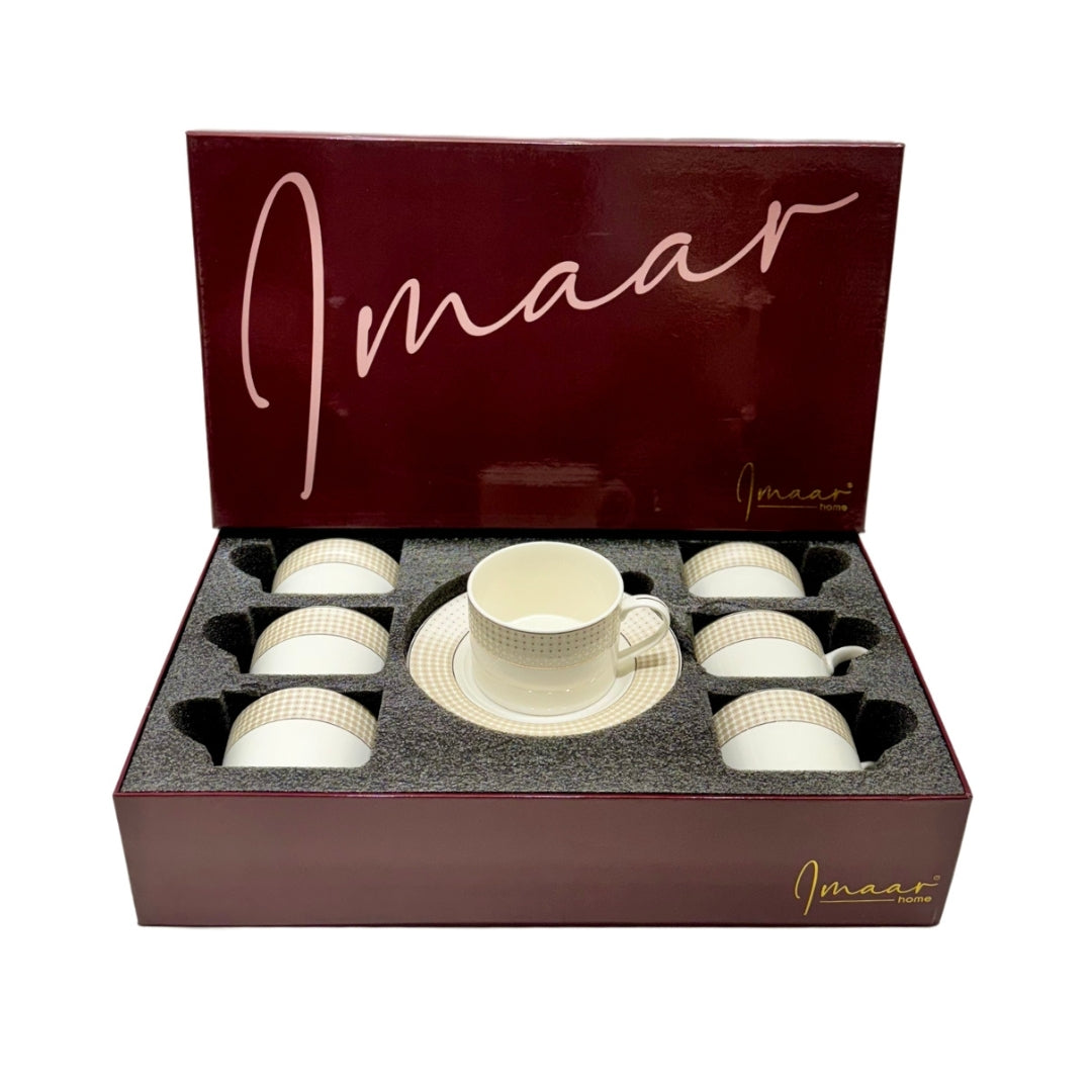 Pearl Tuscan Throne 12pc Tea Set