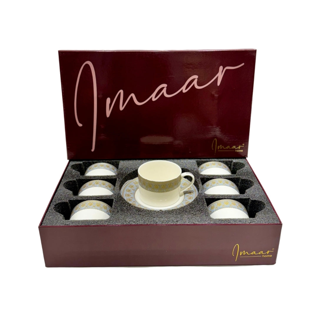 Pearl Cerulian Grandeur 12pc Tea Set