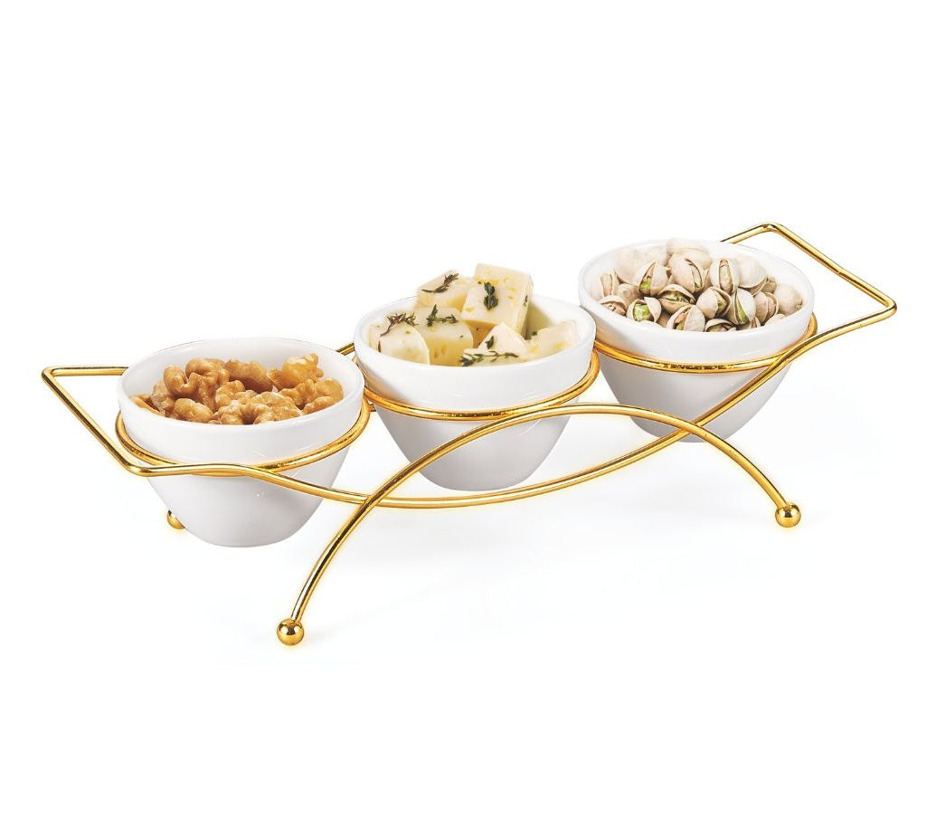 The Golden Grove 3PC-Serveware Set