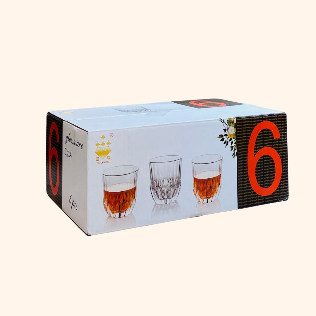GLASS SET OF 6
