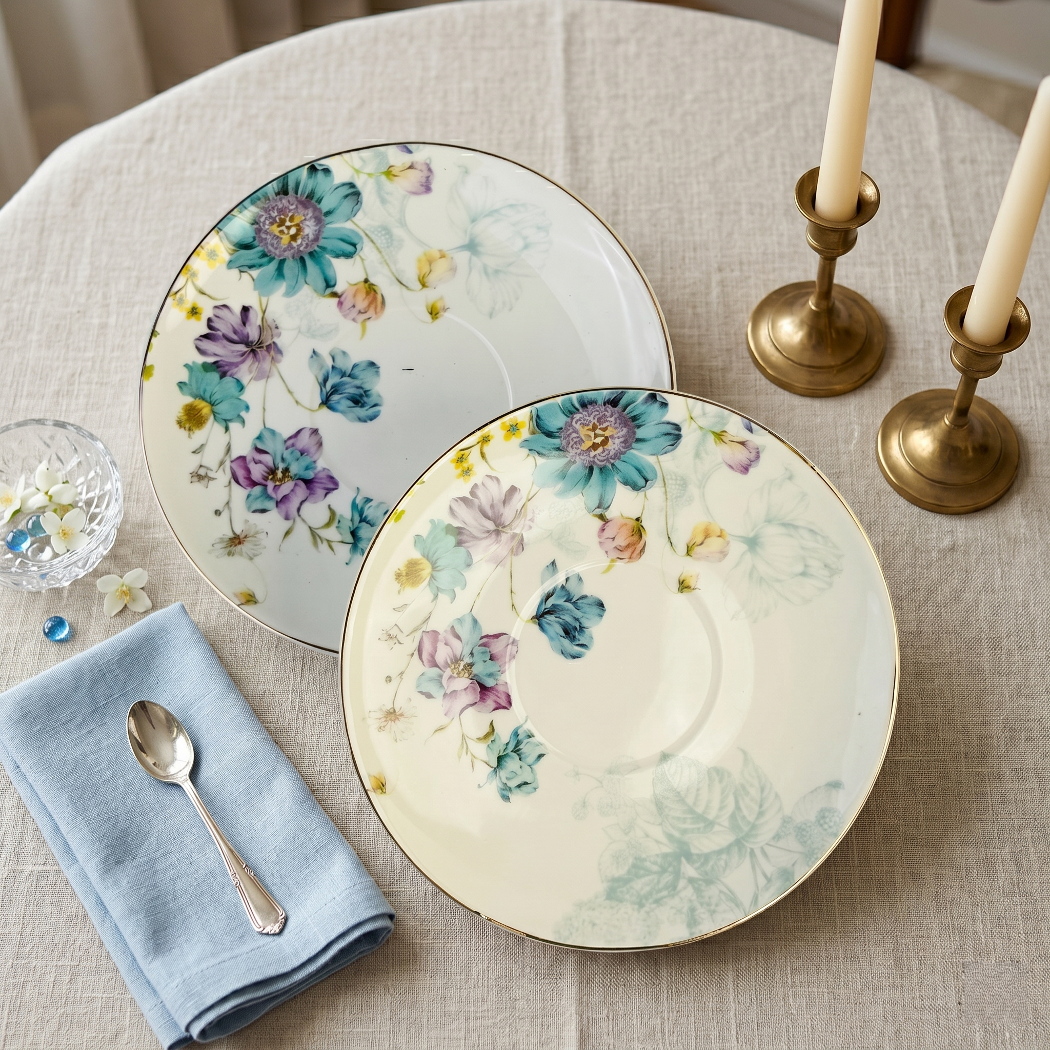 Luxury Tea Time Cup & Saucer Set- Set of 12