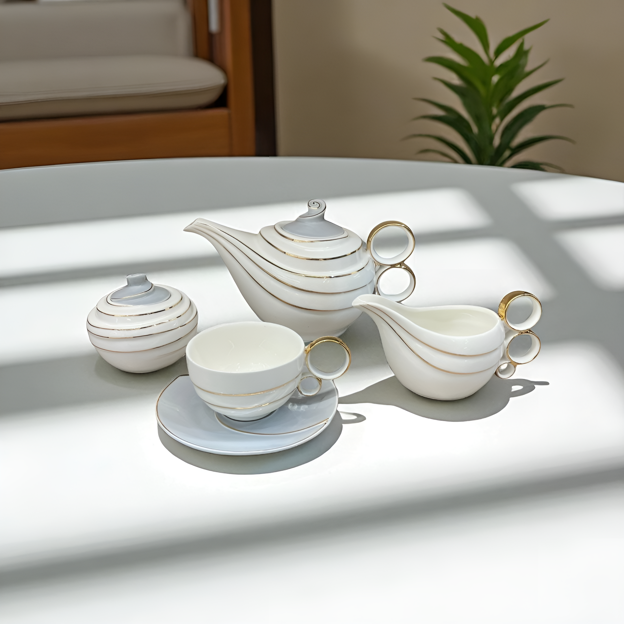 The Crown Jewel - 15Pc Luxury Tea Set