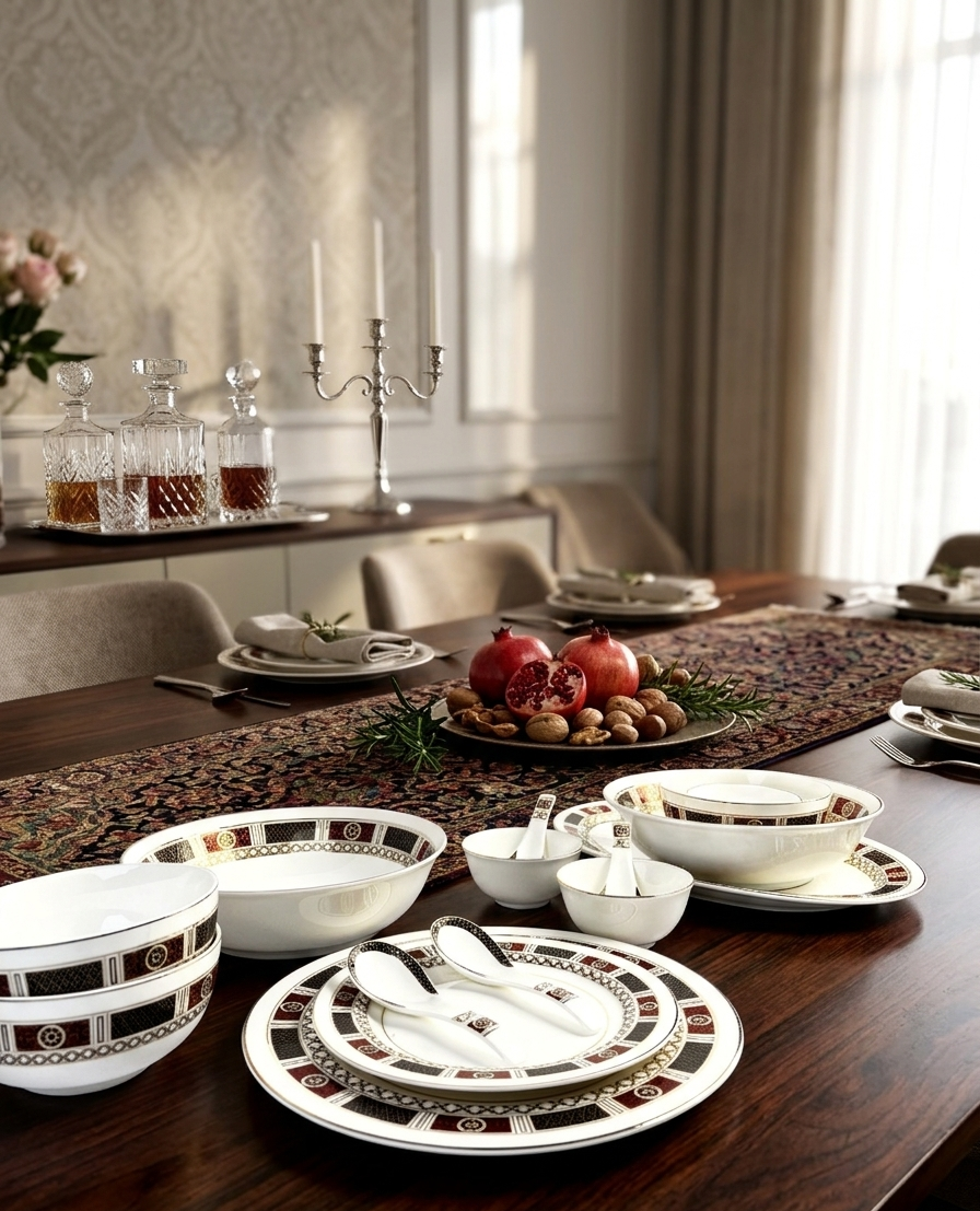 Regal Charm 33pc Dinner Set